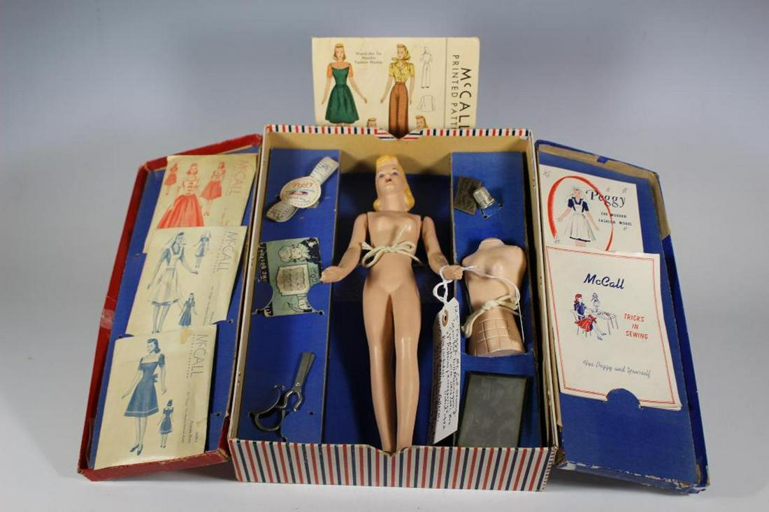 12.5" "Peggy" McCall Sewing "Mani Kin" Doll Mannequin (1 of 7)