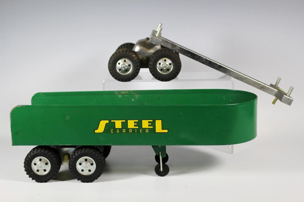 1954 1955 Tonka Steel Carrier Round Fender Trailer Only (1 of 14)