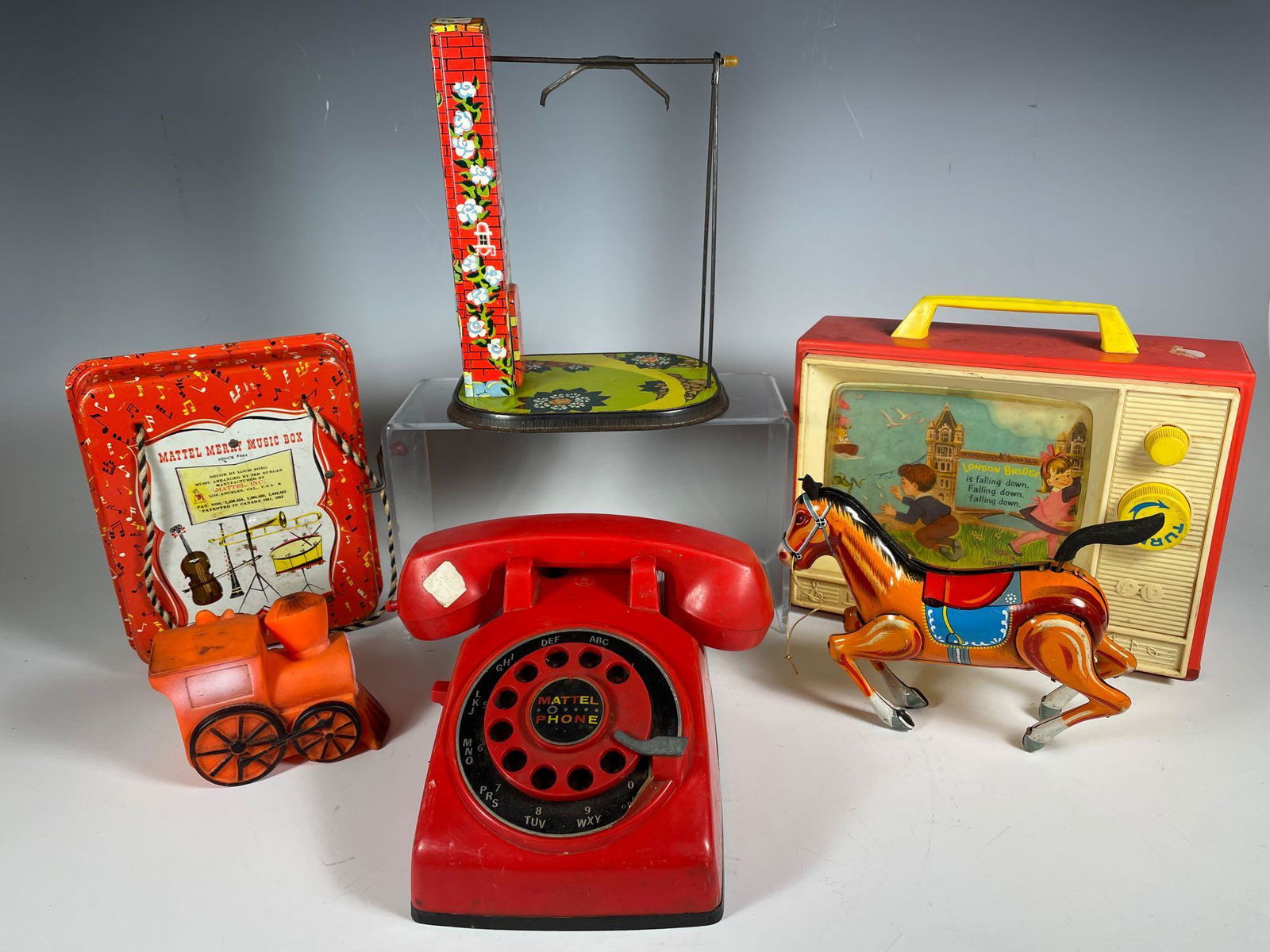 Vintage Tin Litho Toys Fisher Price and Mattel (1 of 20)