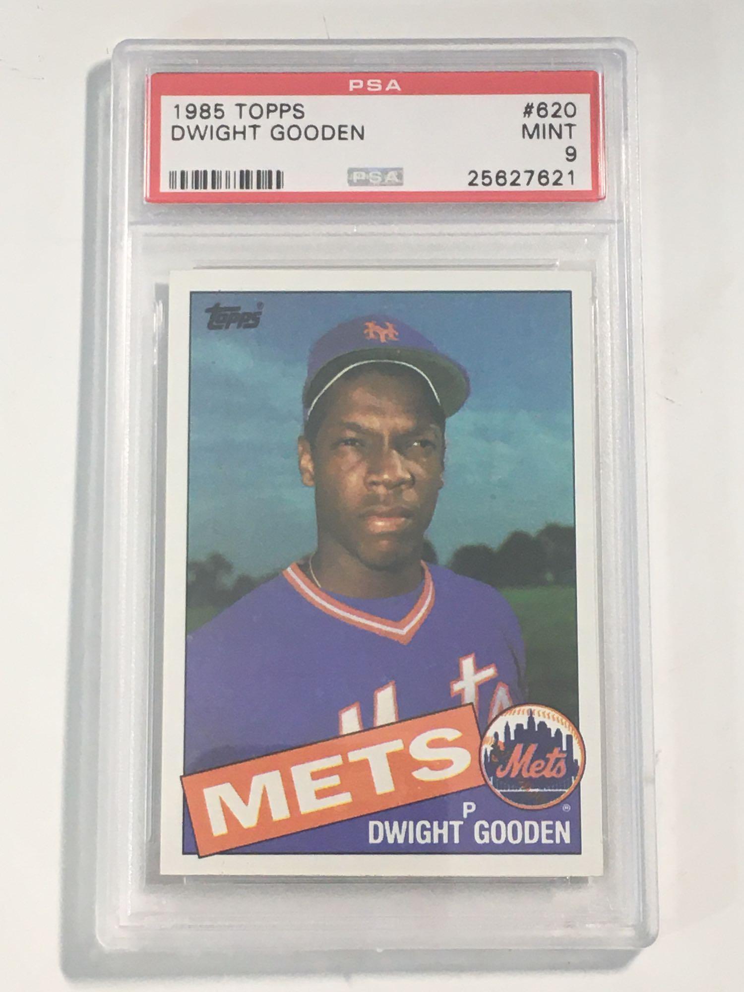1985 Topps #620 Dwight Gooden PSA 9 MINT (1 of 6)