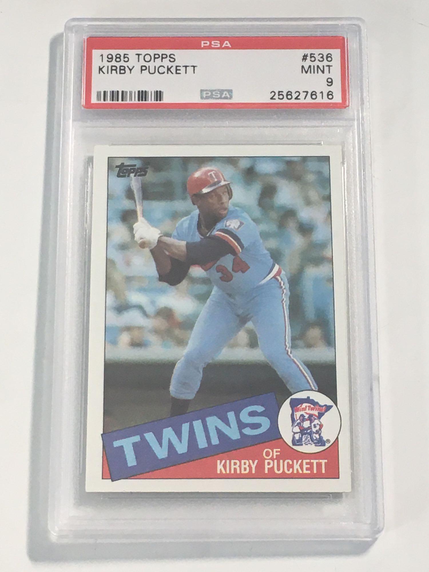 1985 Topps #536 Kirby Puckett PSA 9 MINT (1 of 6)