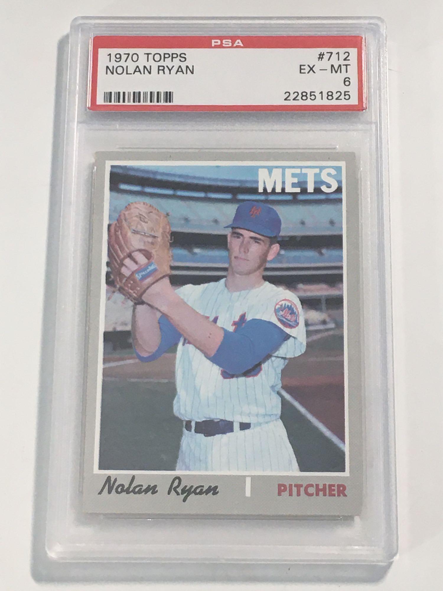 1970 Topps #712 Nolan Ryan PSA 6 EX-MT (1 of 6)