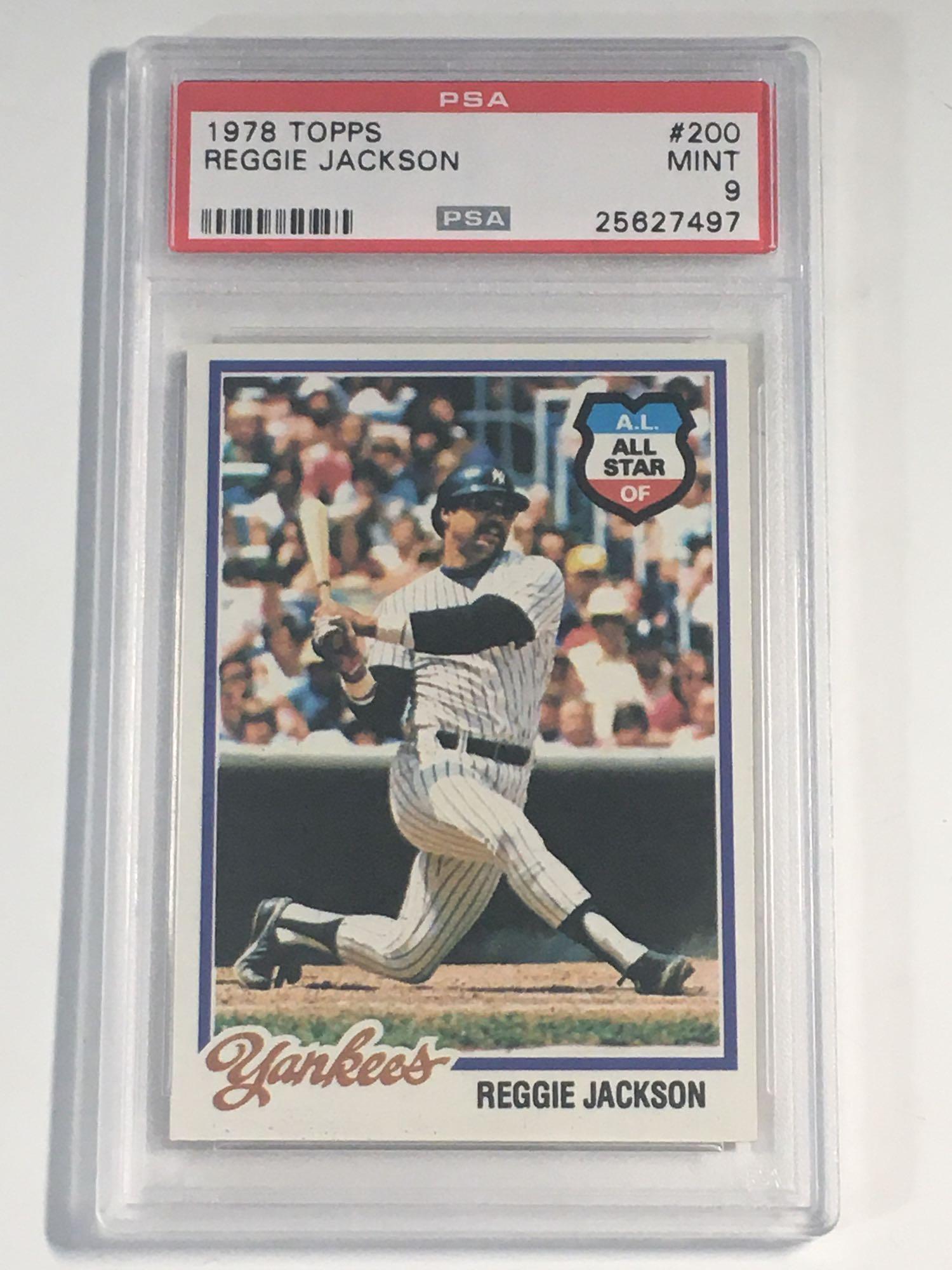 1978 Topps #200 Reggie Jackson PSA 9 (1 of 8)