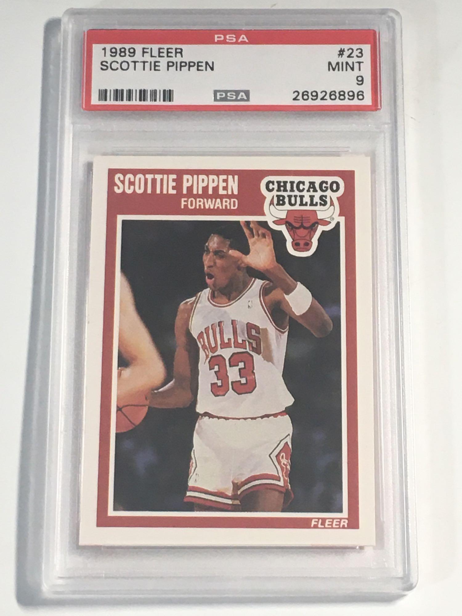 1989 Fleer #23 Scottie Pippen MINT PSA 9 (1 of 10)
