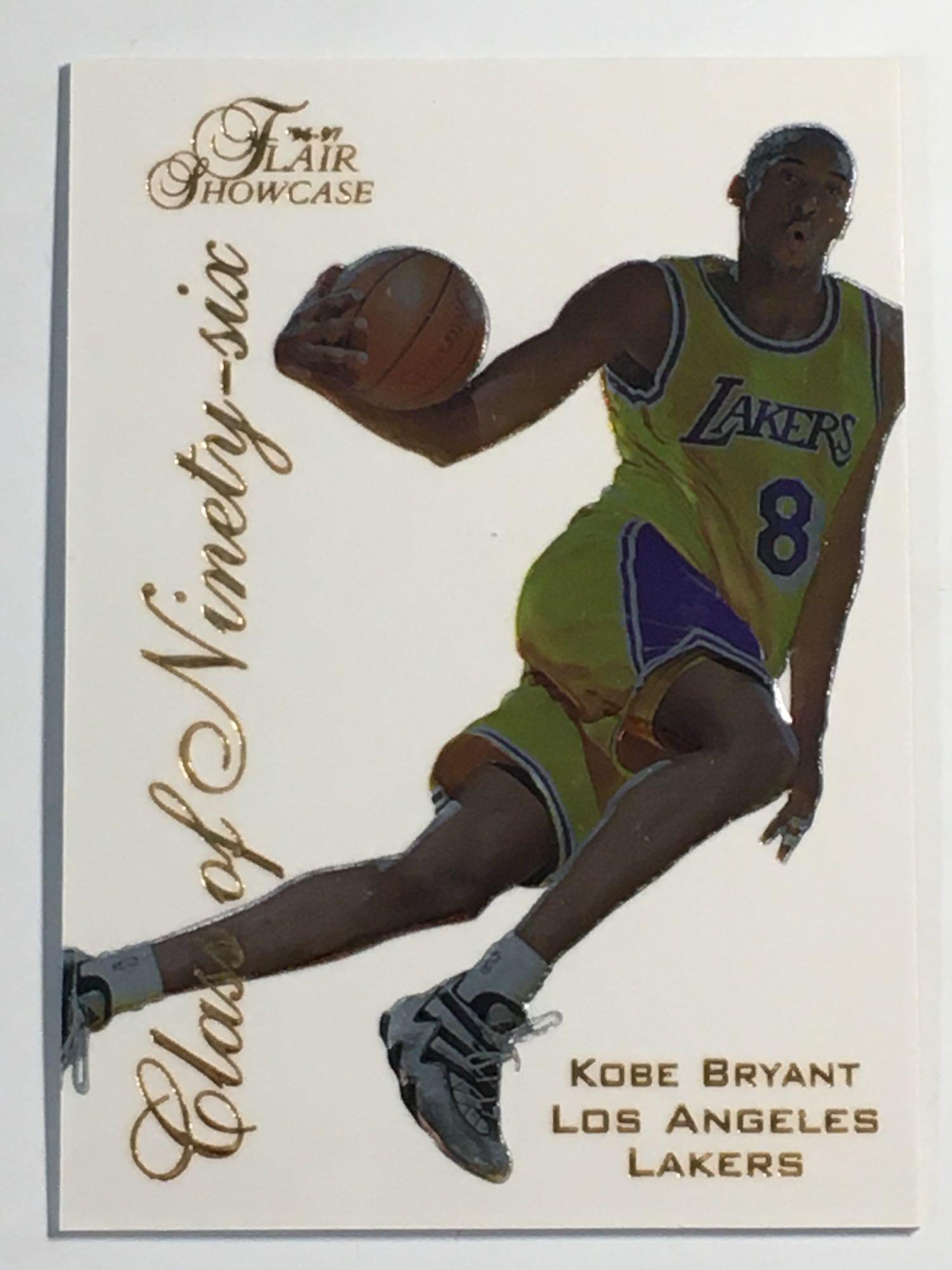 1996 Flair Showcase Class of '96 Kobe Bryant #4 (1 of 9)