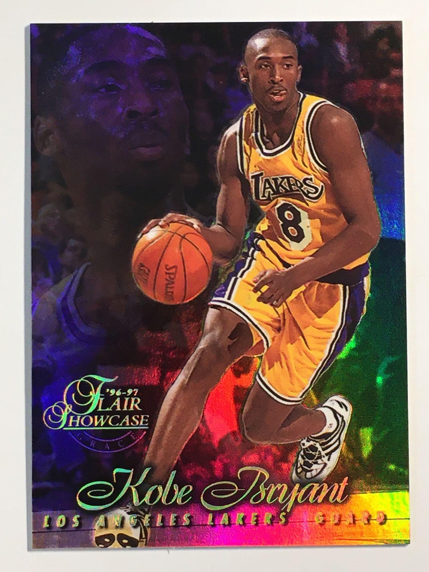 1996/97 Flair Showcase Kobe Bryant Row 1 Seat 31 Rookie (1 of 9)
