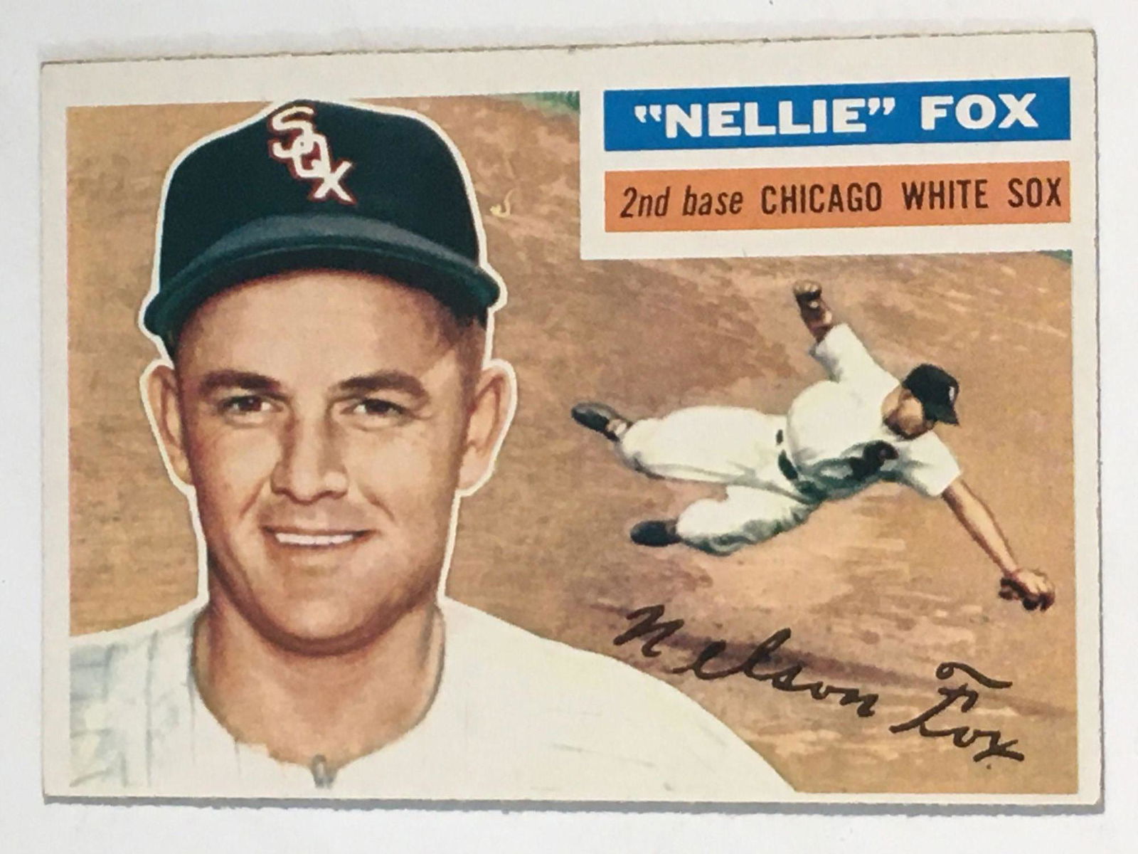 1956 Topps #118 Nellie Fox Chicago White Sox (1 of 7)