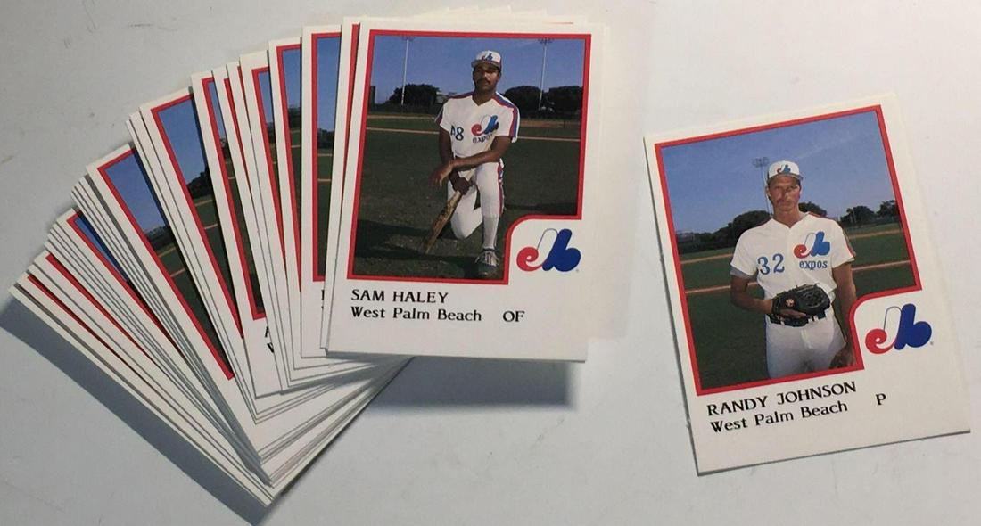 1986 Pro Cards West Palm Beach Expos w/ Randy Johnson (1 of 8)