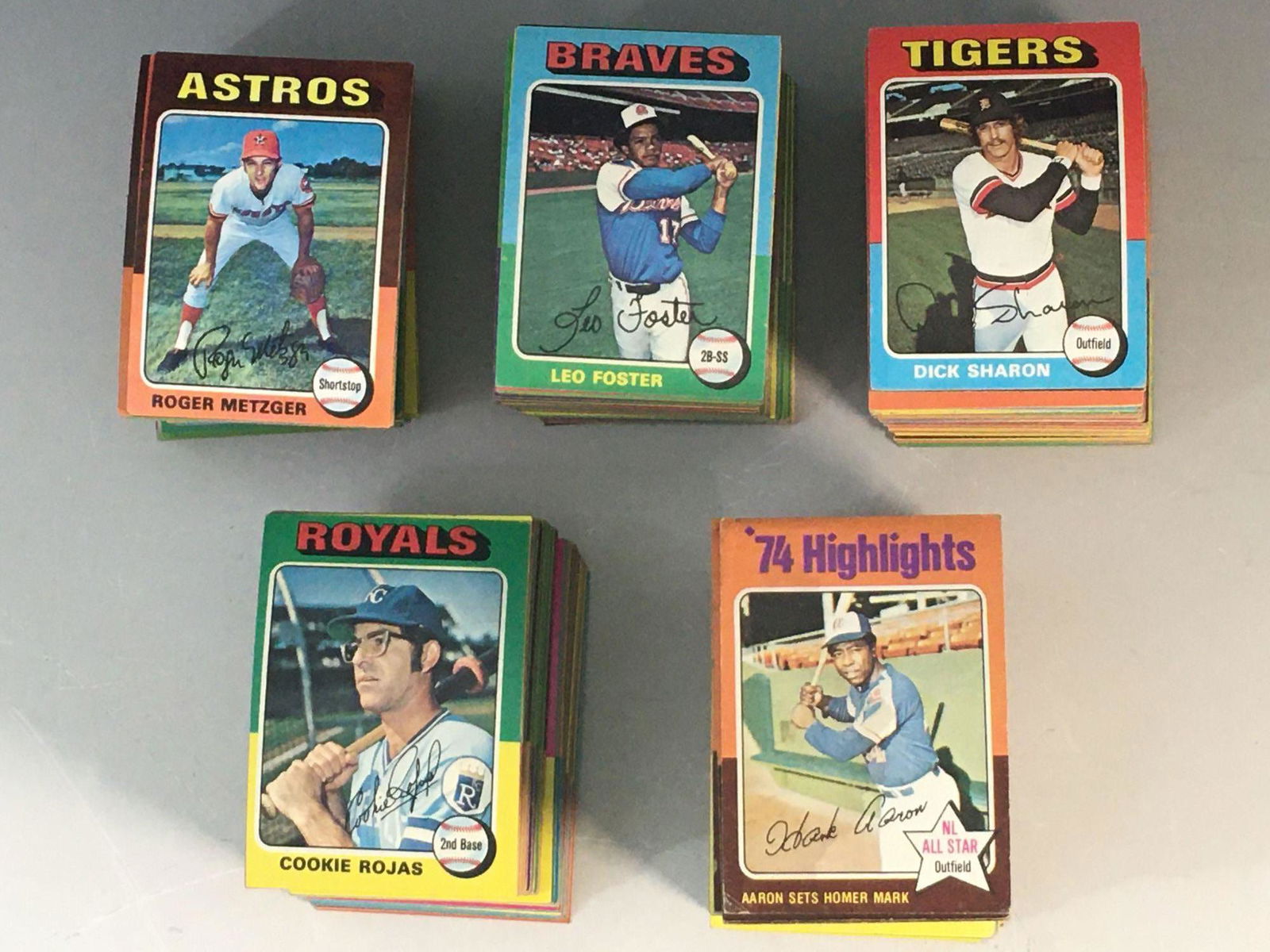 1975 Topps Baseball Card Starter Set (1 of 9)