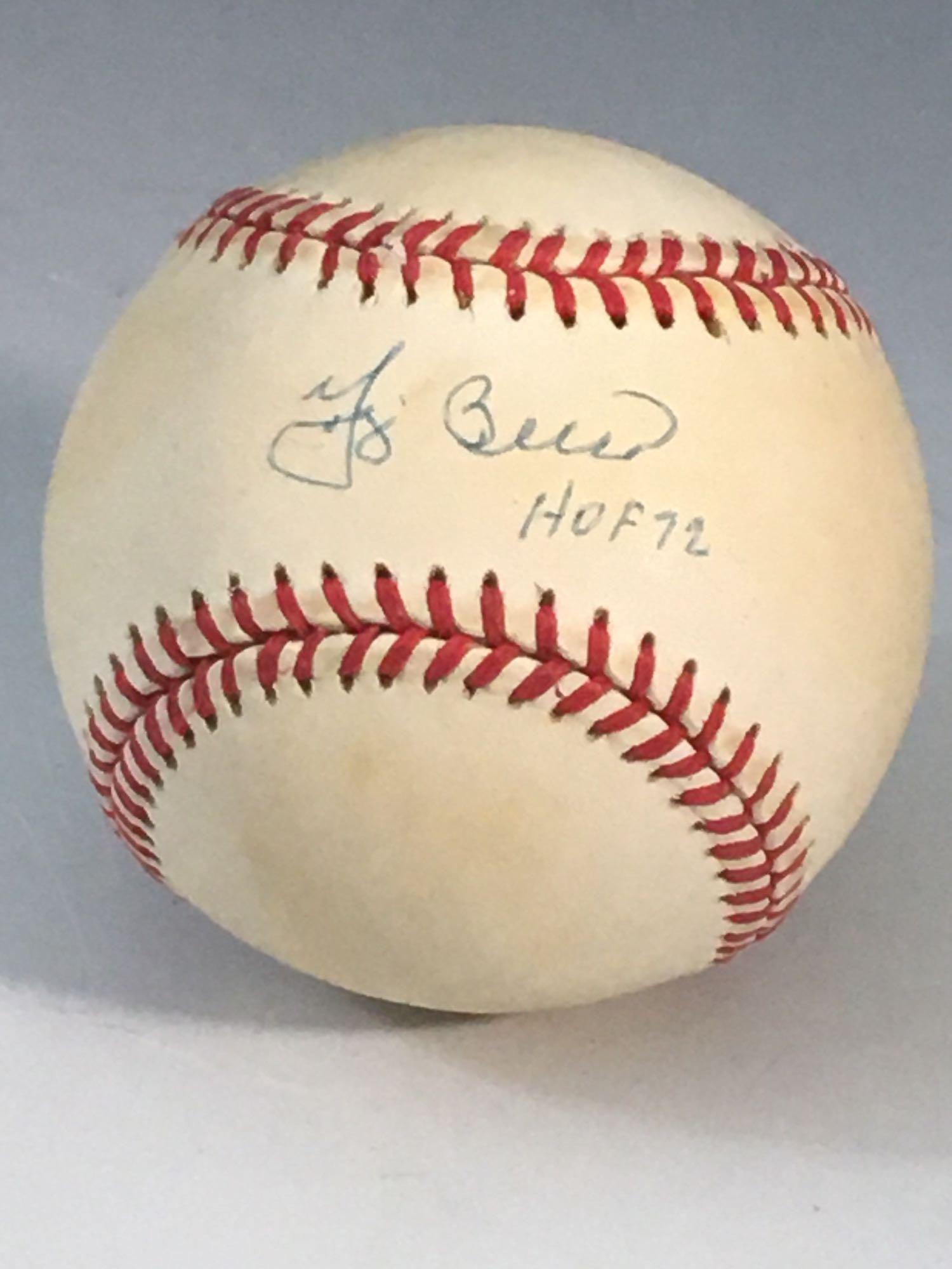 Yogi Berra Signed and Inscribed Baseball JSA (1 of 7)