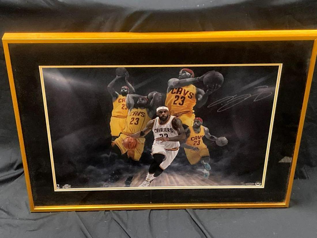 2015 LeBron James Signed UDA Imaginative 24x16 Photo LE (1 of 9)