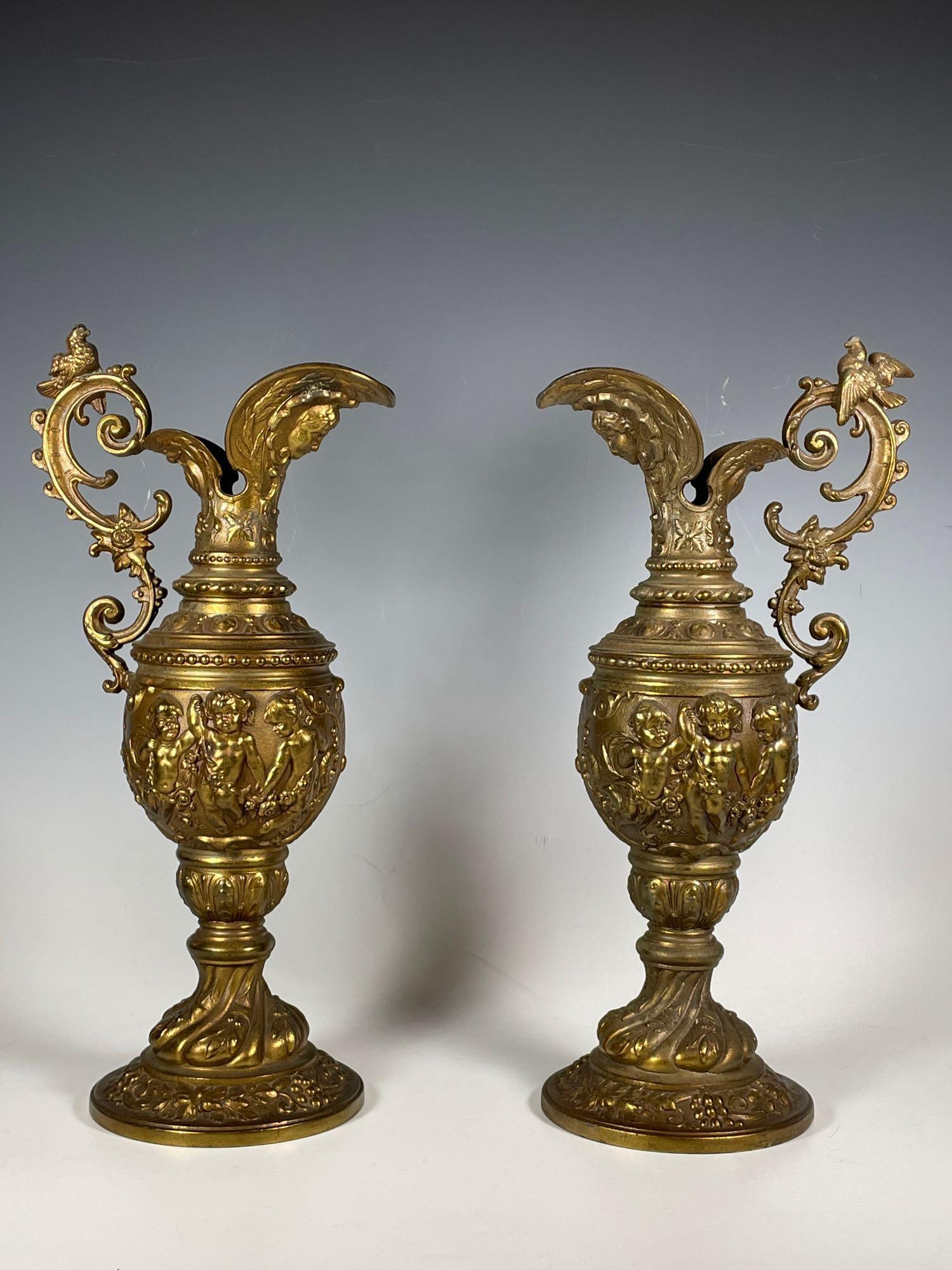 Pair of Italian Renaissance Style Urn Ewers (1 of 12)