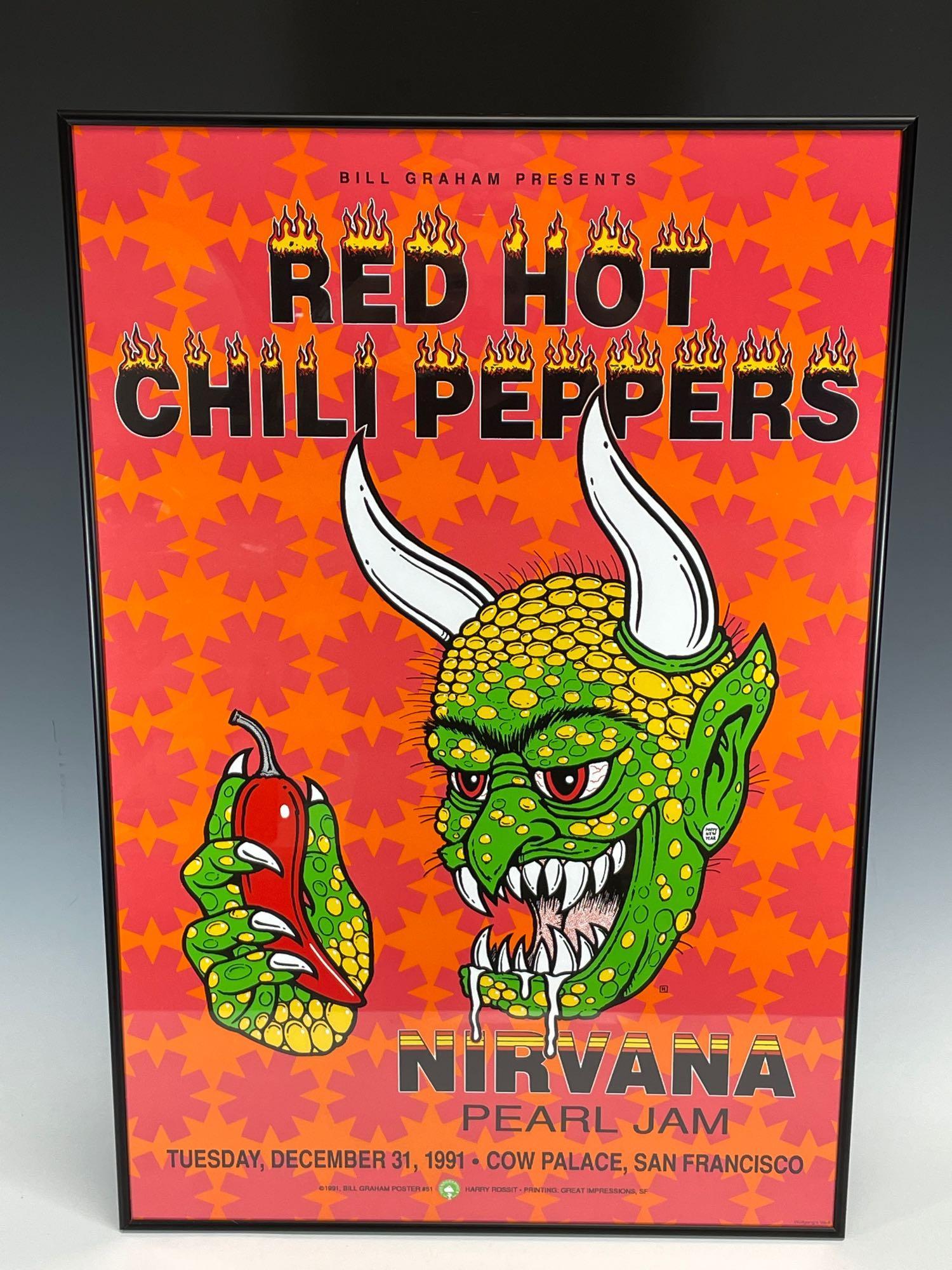 Red Hot Chili Peppers Pearl Jam Rock Poster by Bill (1 of 10)