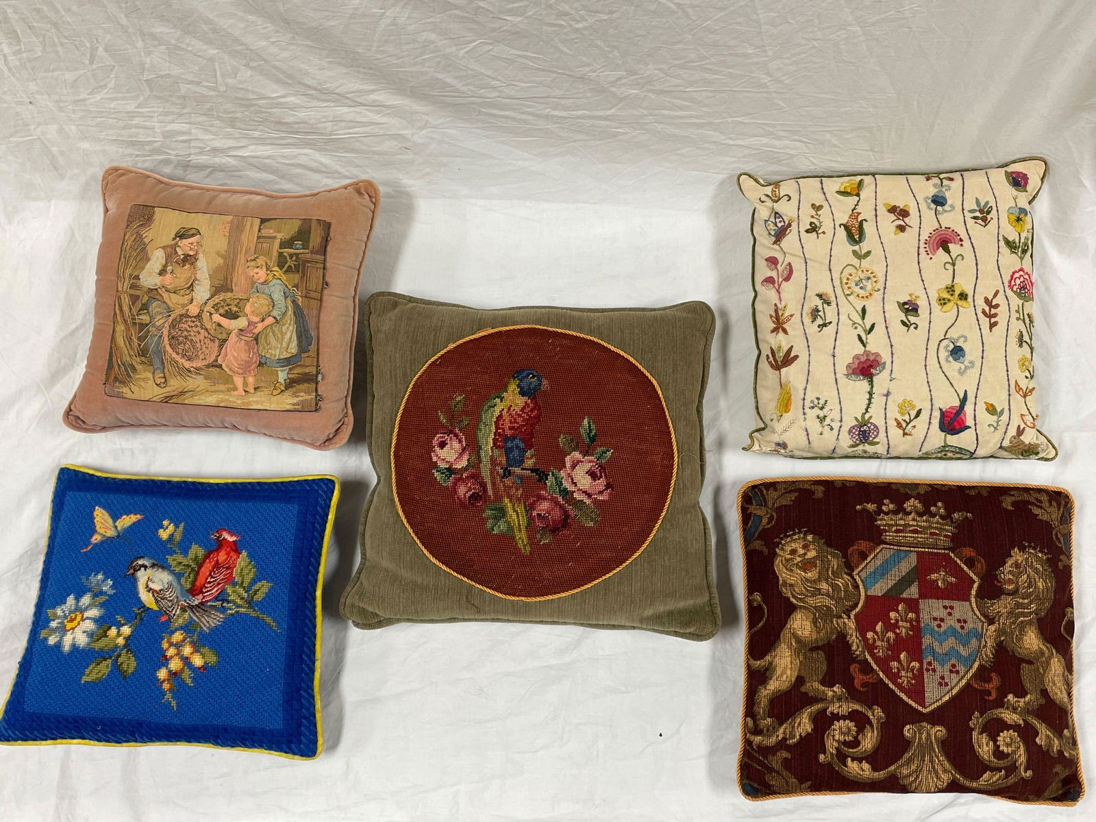 Assorted Group of Five (5) Decorative Throw Pillows (1 of 10)