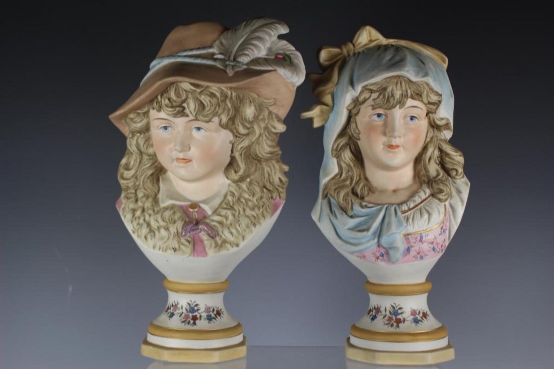 German Bisque Piano Baby Statues (1 of 8)