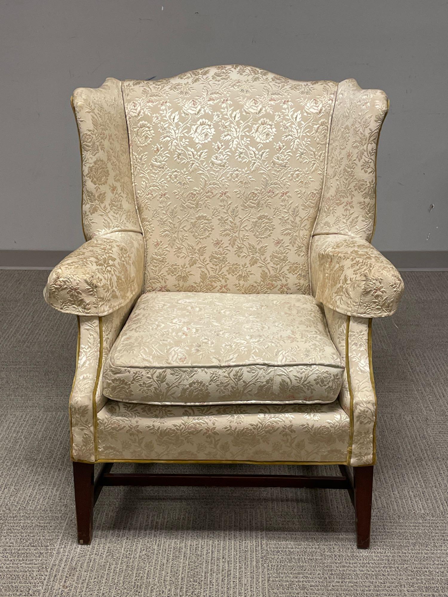 Early French Fireside Wing Back Chair (1 of 12)