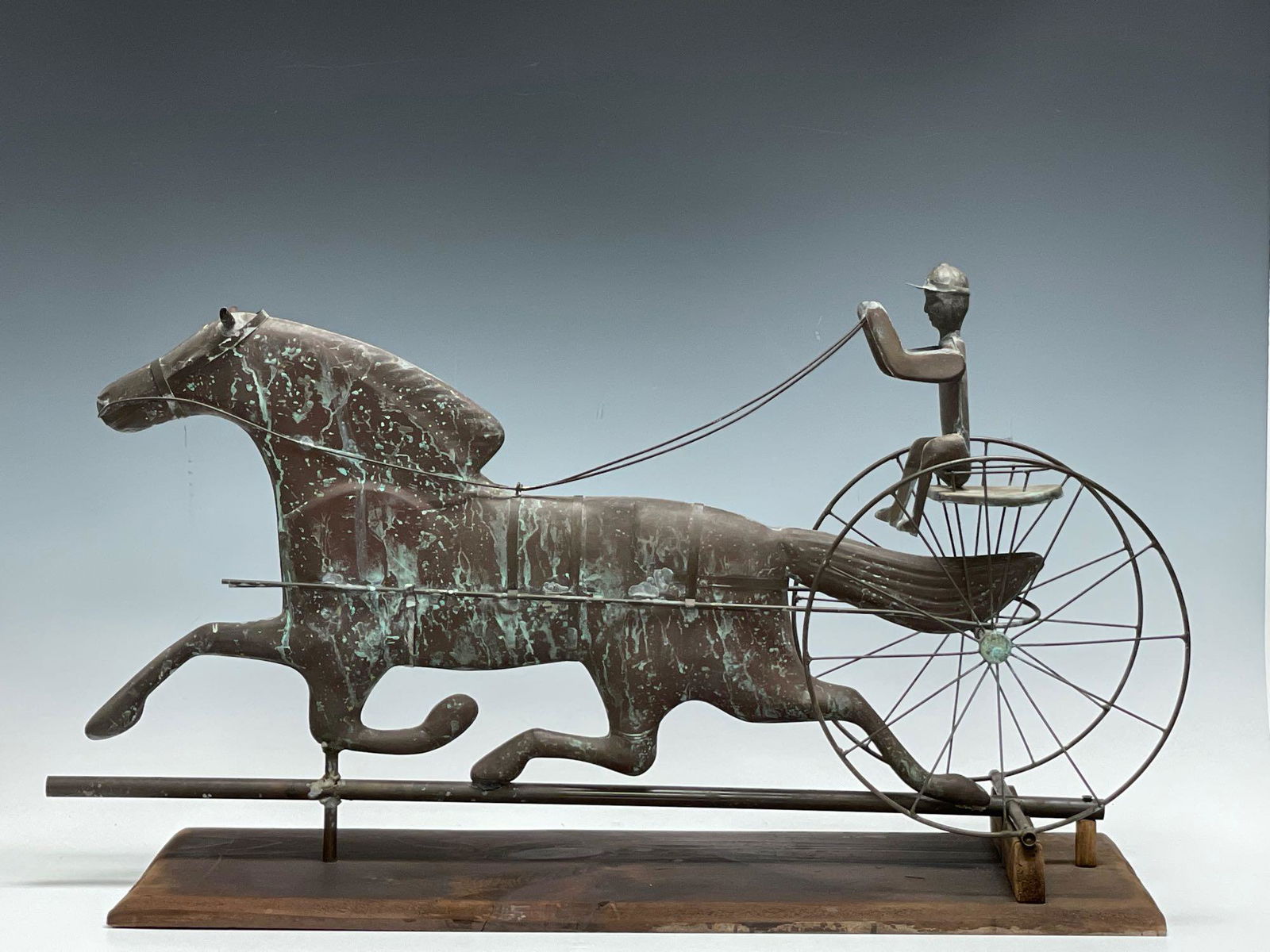 20th C. American Horse and Jockey Full Body Copper (1 of 14)