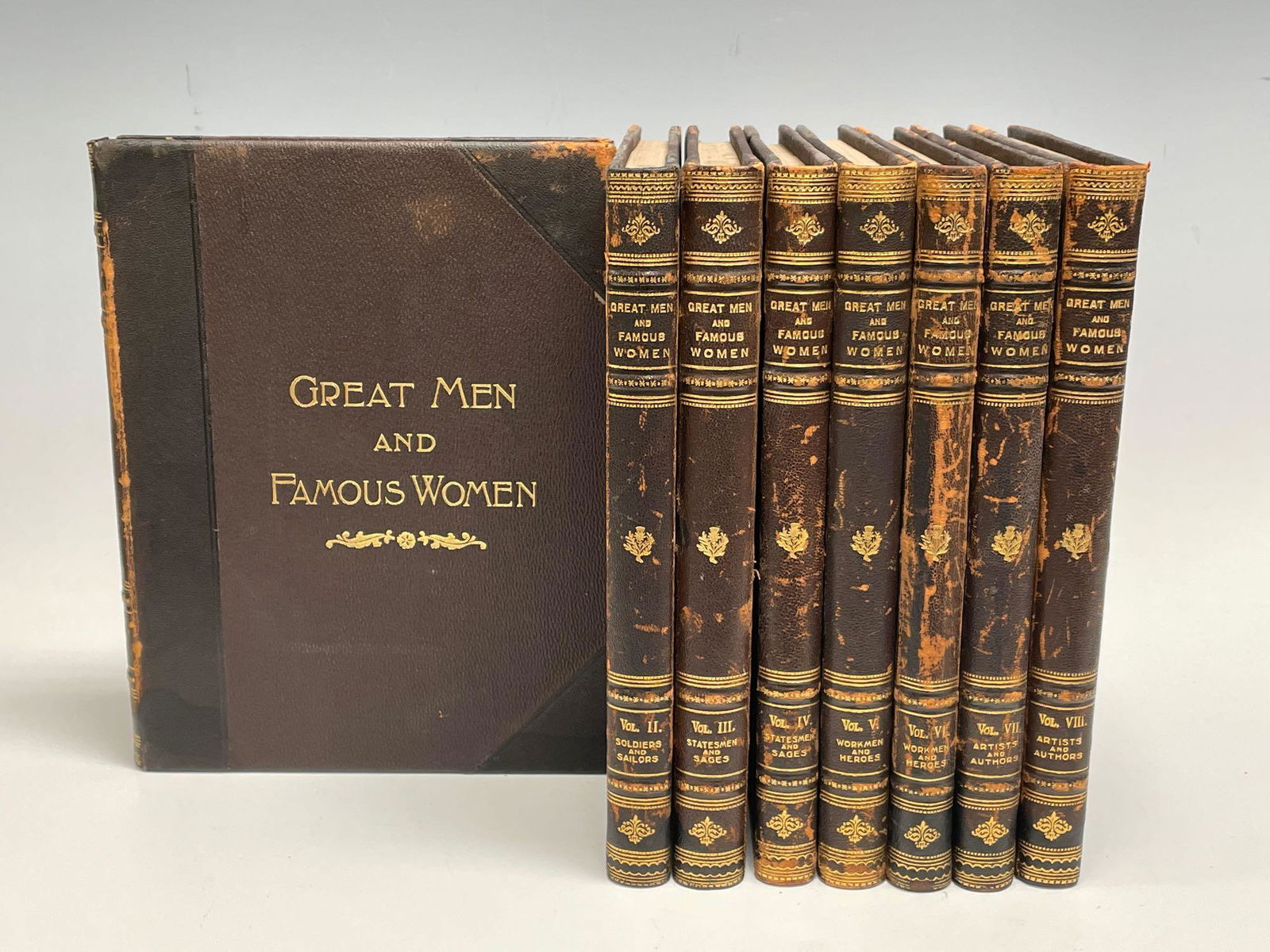 1894 Great Men and Famous Women 8 VOL Book Set (1 of 14)