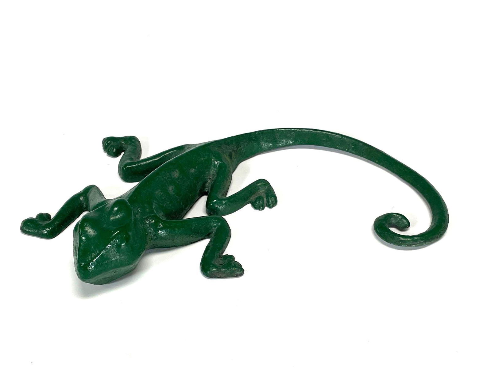 Cast Iron Lizard Chameleon Door Stop (1 of 10)