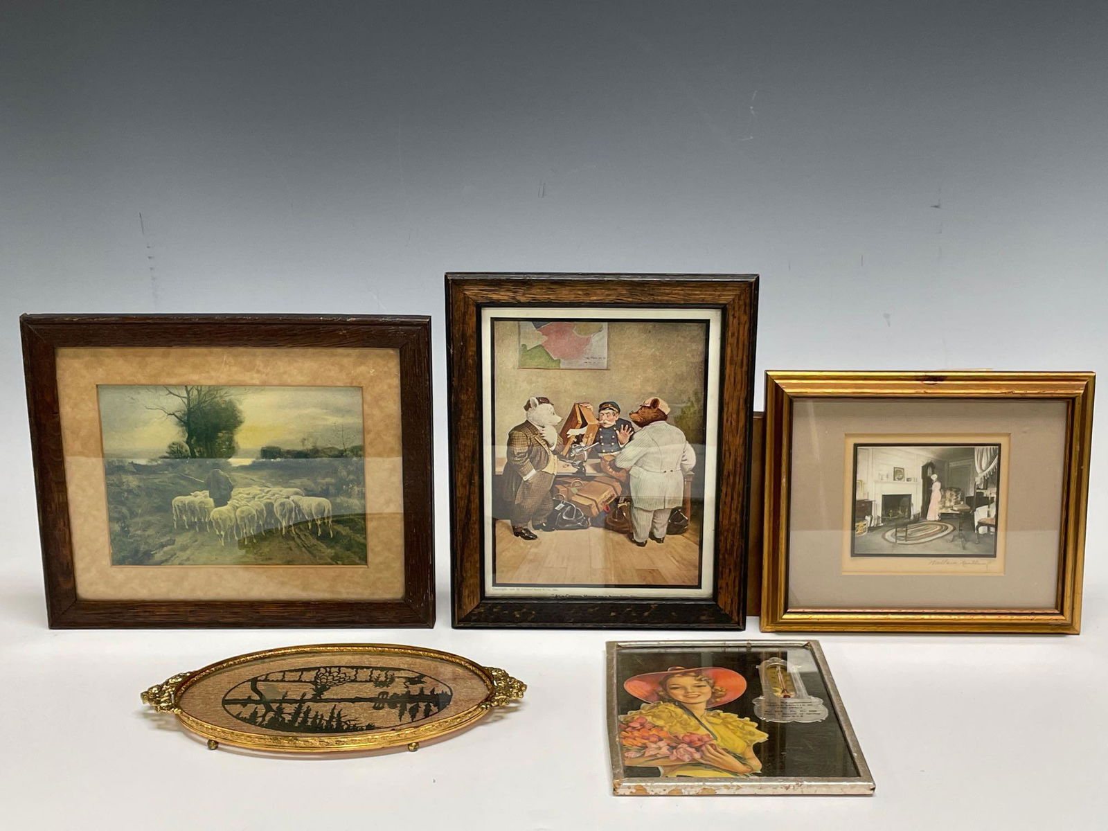 Wallace Nutting Signed Photograph, Framed Prints, (1 of 9)