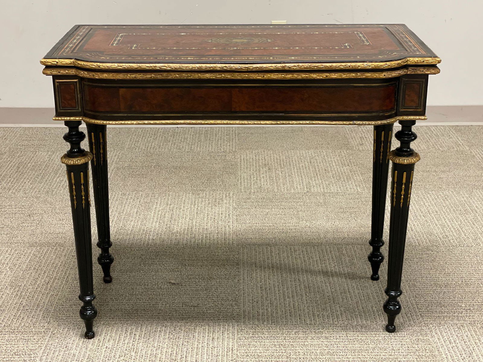 19th c. French Louis XVI style Boulle Inlaid Games (1 of 15)