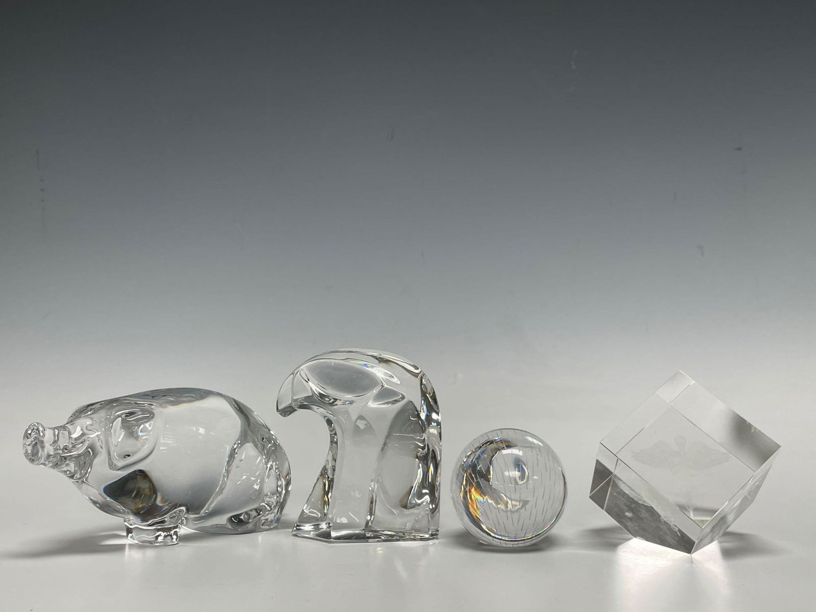 Crystal Paperweight Collection Including Orrefors (1 of 13)