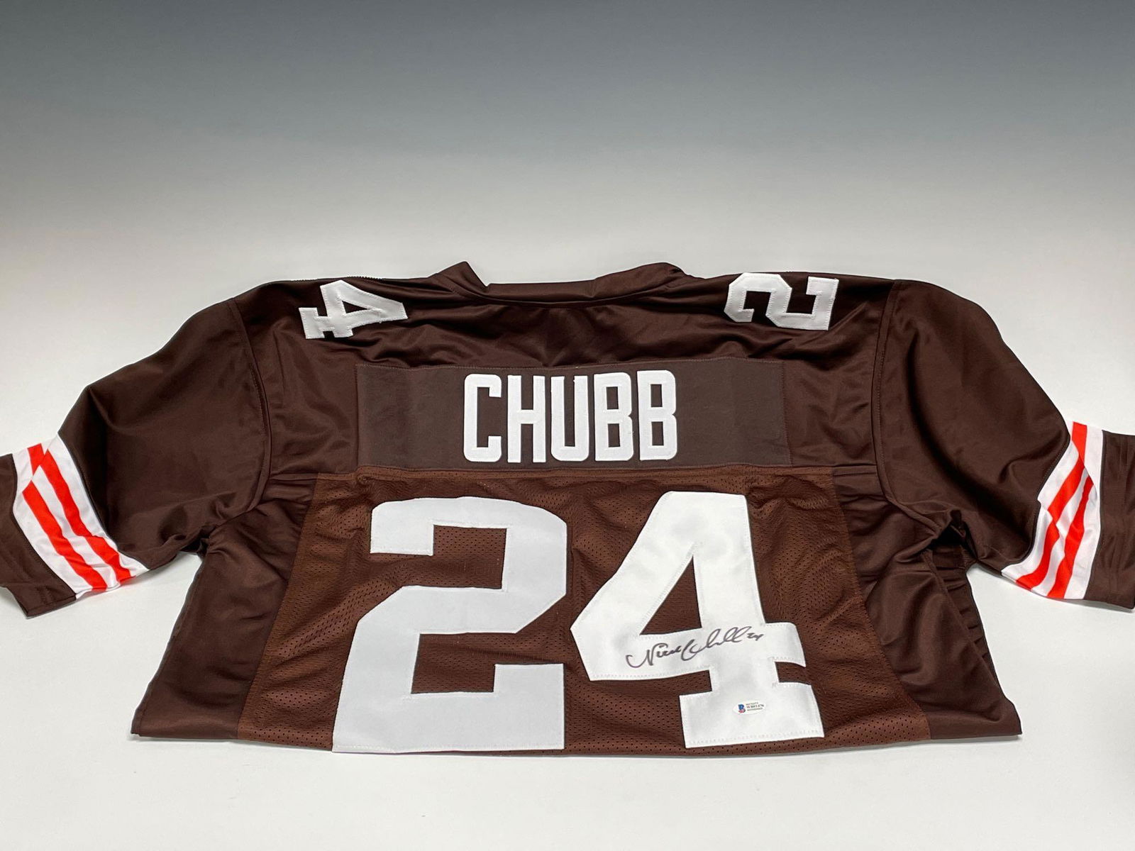 Browns nick chubb jersey sales
