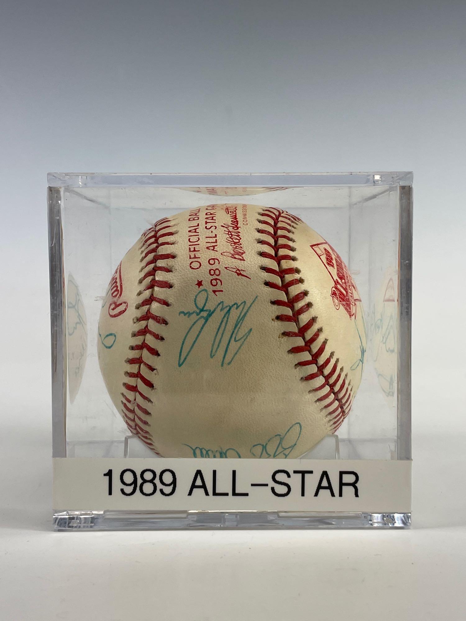 1989 American League All-Stars Signed Baseball JSA (1 of 8)