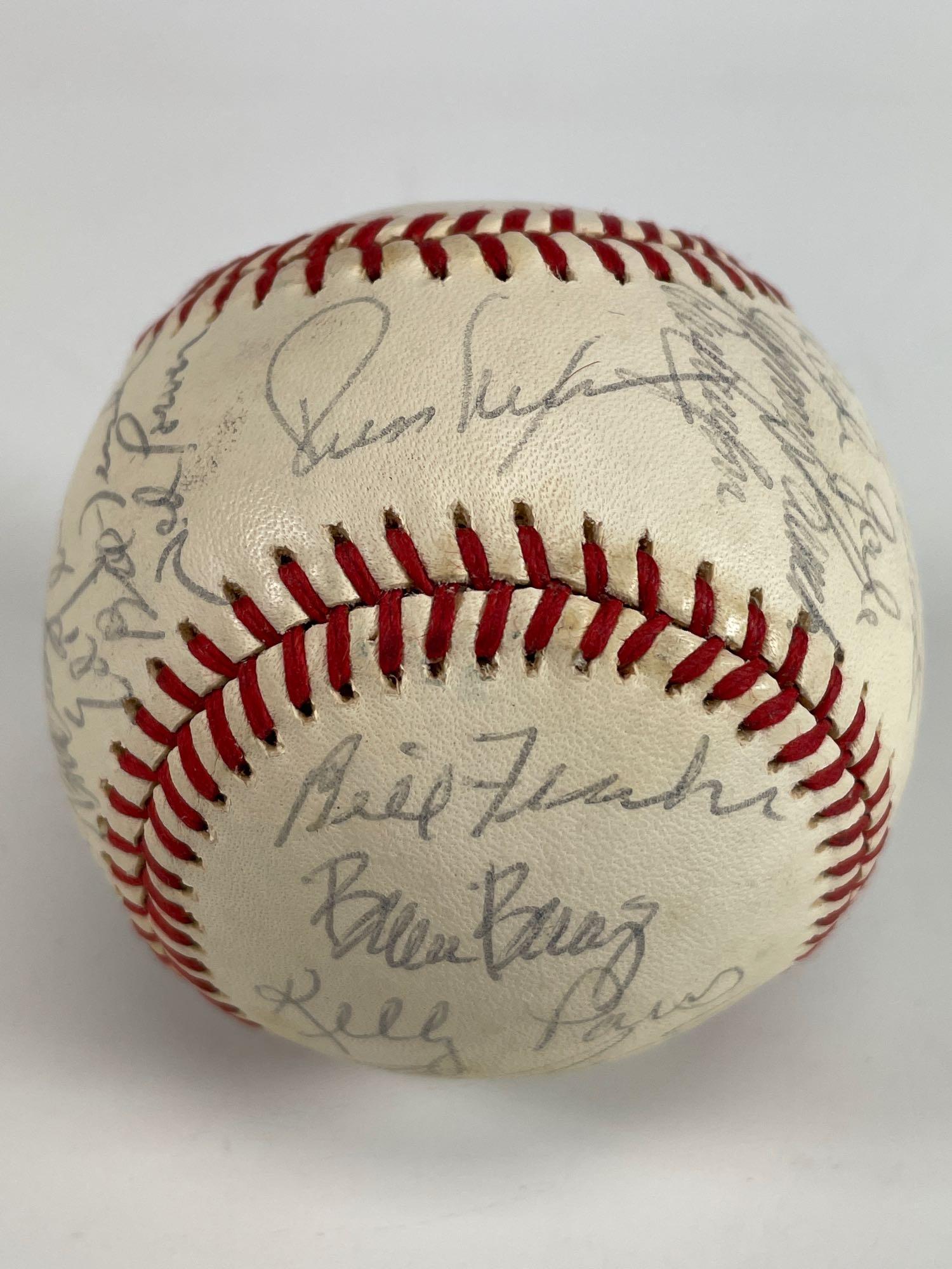 1982-83 Cincinnati Reds Team Signed Baseball (1 of 7)