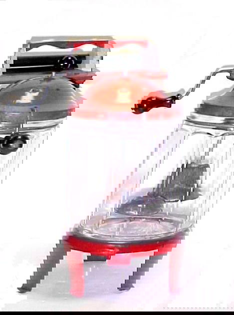 Wolverine Doll Washing Machine Toy Wringer,: It is made of tin and glass. Marked on the bottom WOLVERINE MADE IN USA # 9. Condition paint loss to tin frame, works great.