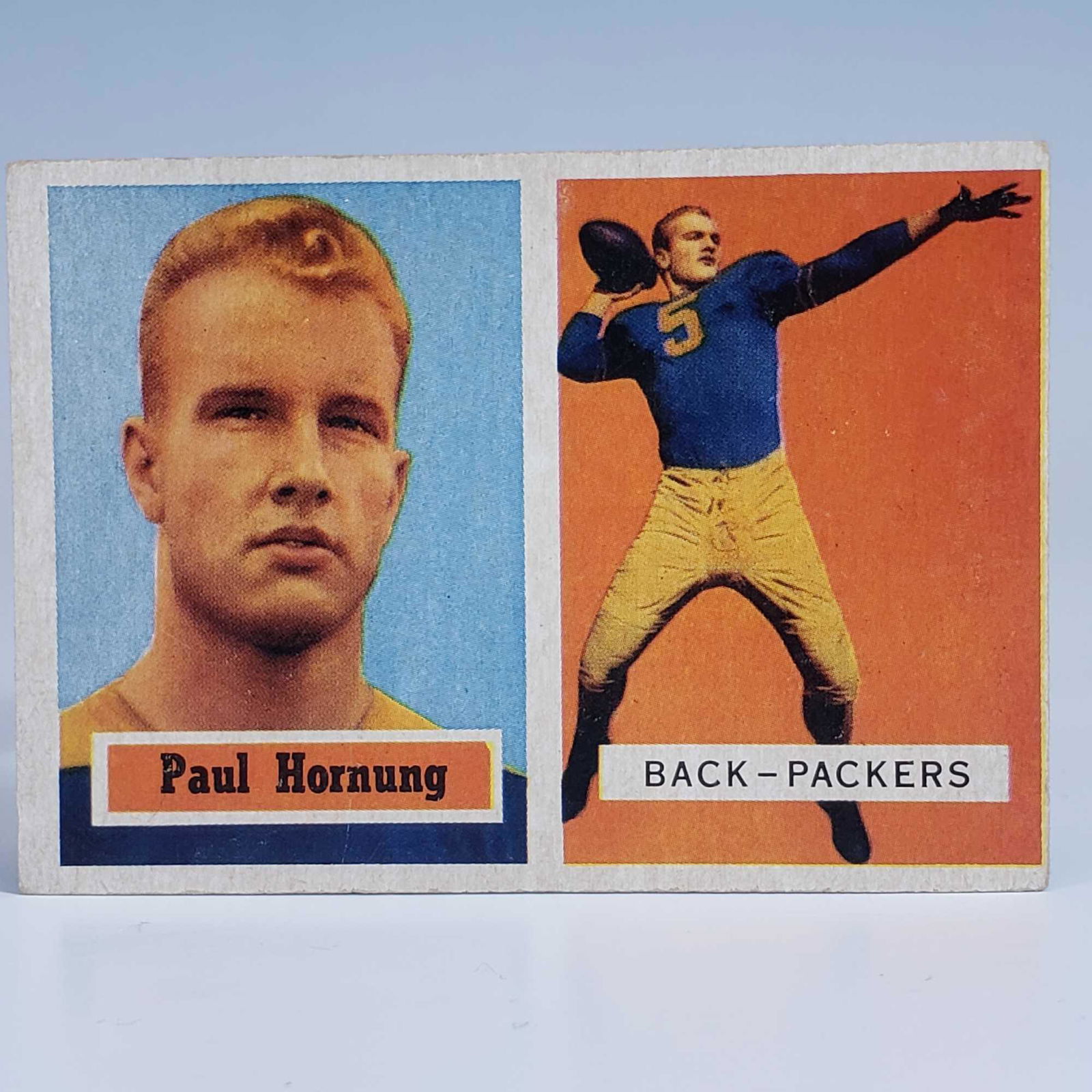 1957 Topps #151 Paul Hornung Rookie Card Green Bay (1 of 5)
