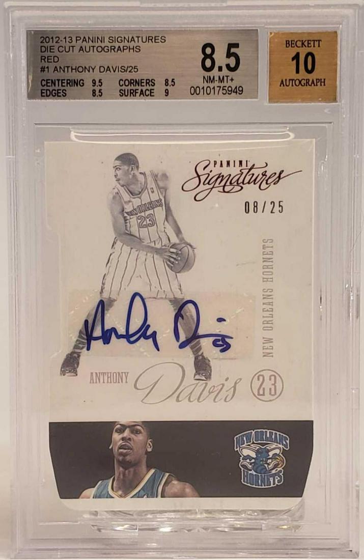 2012 Panini Die Cut Autos #1 Anthony Davis BGS 8.5 - (1 of 4)