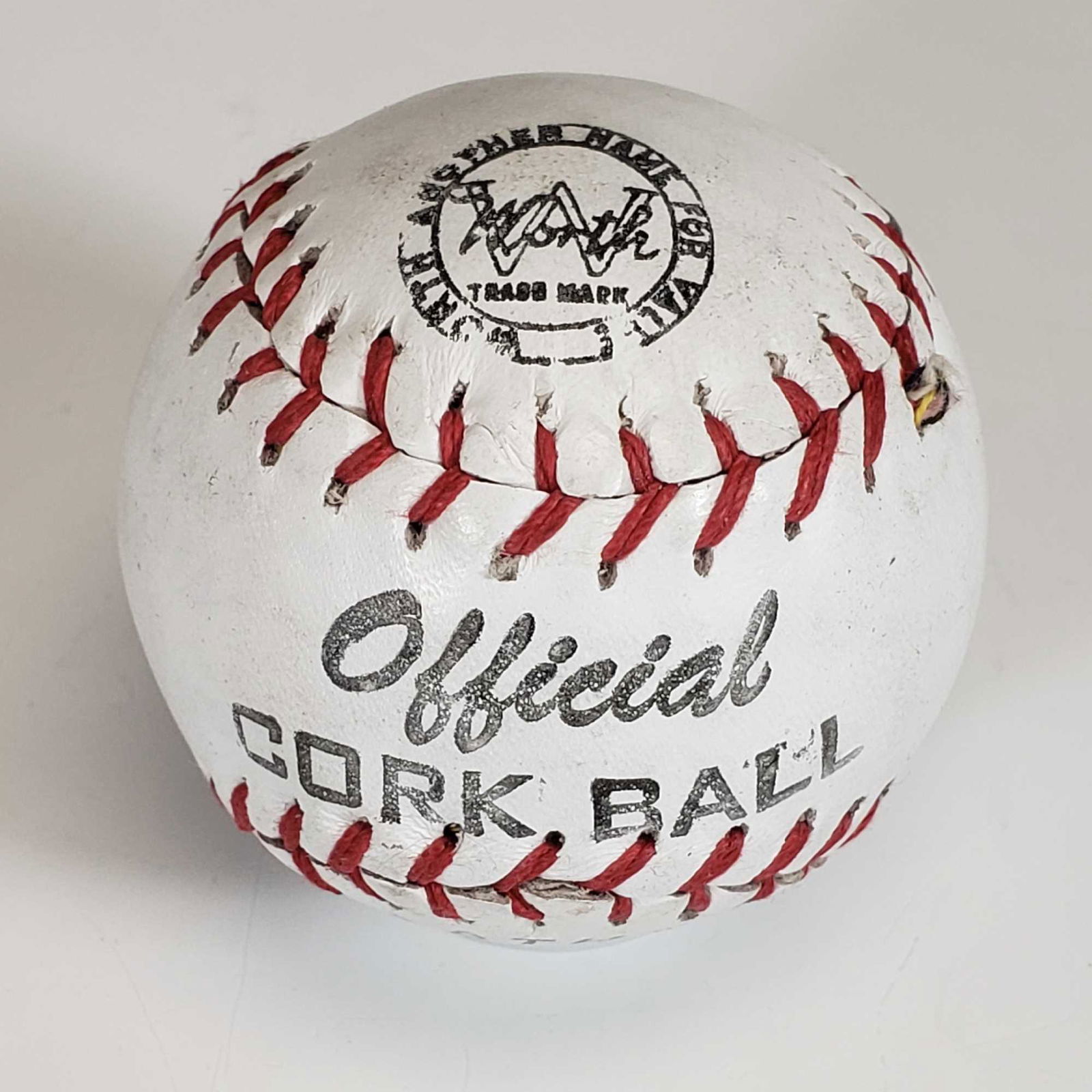 Miniature Worth Baseball Official Cork Ball (1 of 7)