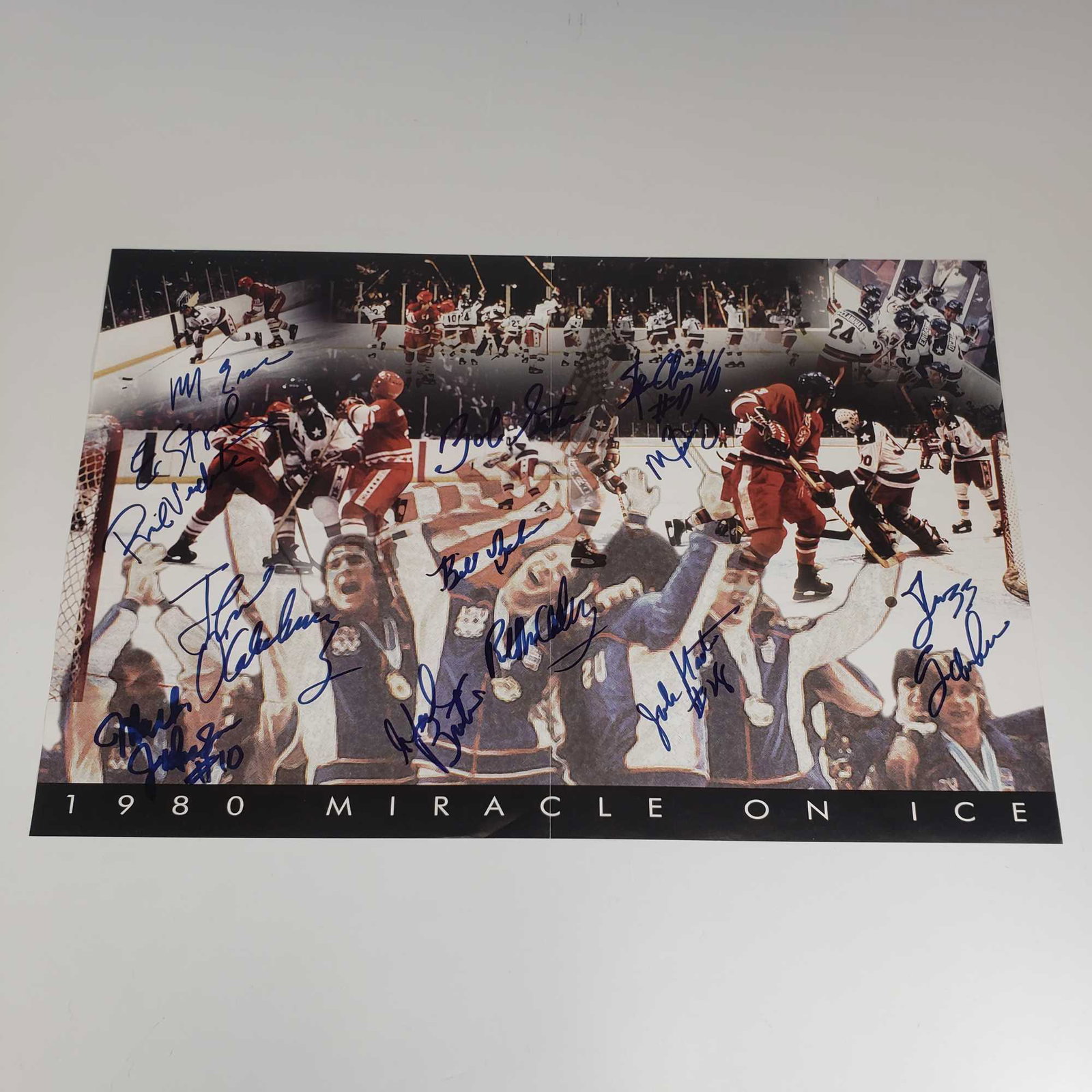 1980 Team USA Signed Hockey Photo (1 of 10)