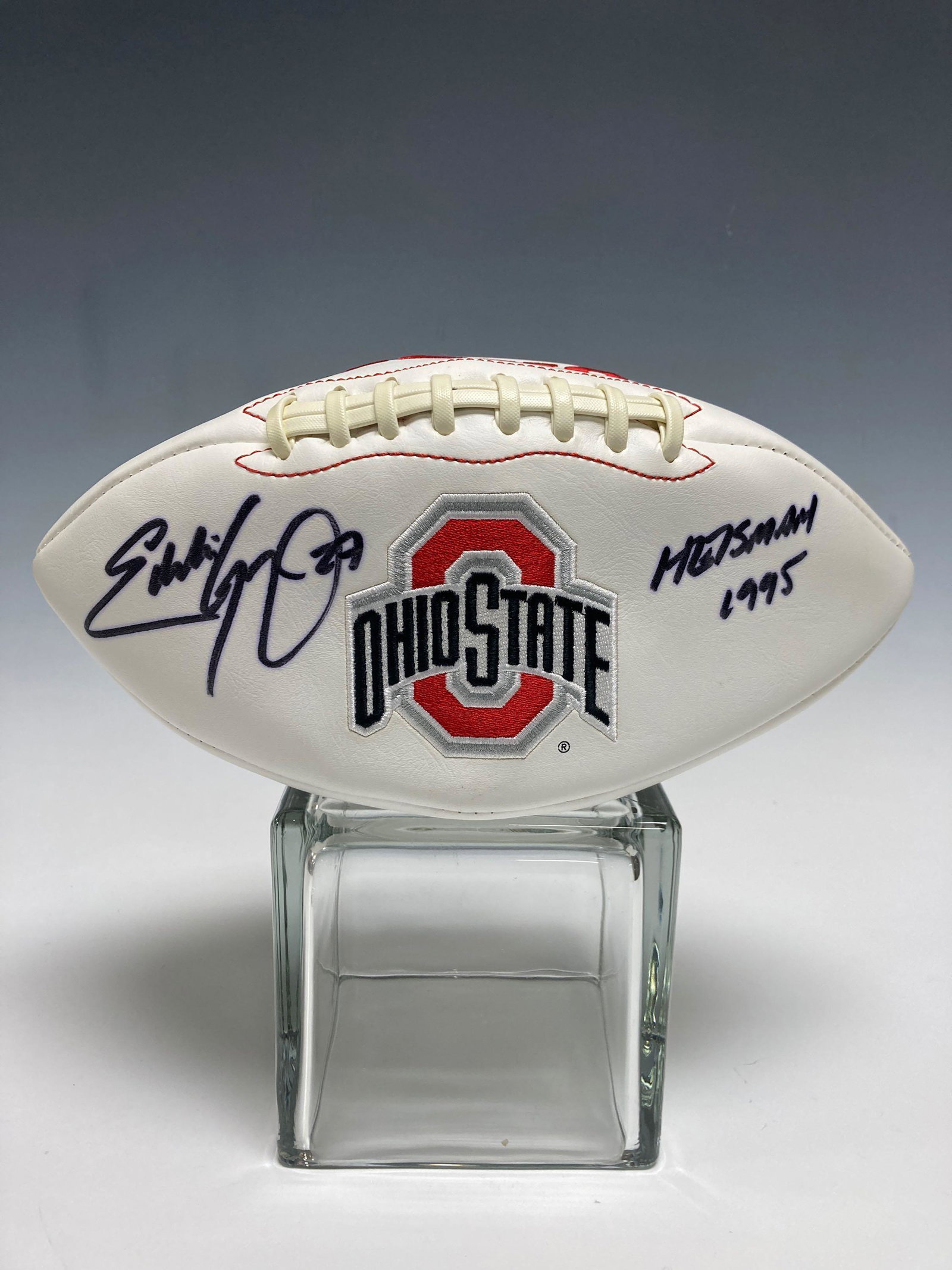 Eddie George Autographed Ohio State Football Heisman (1 of 8)