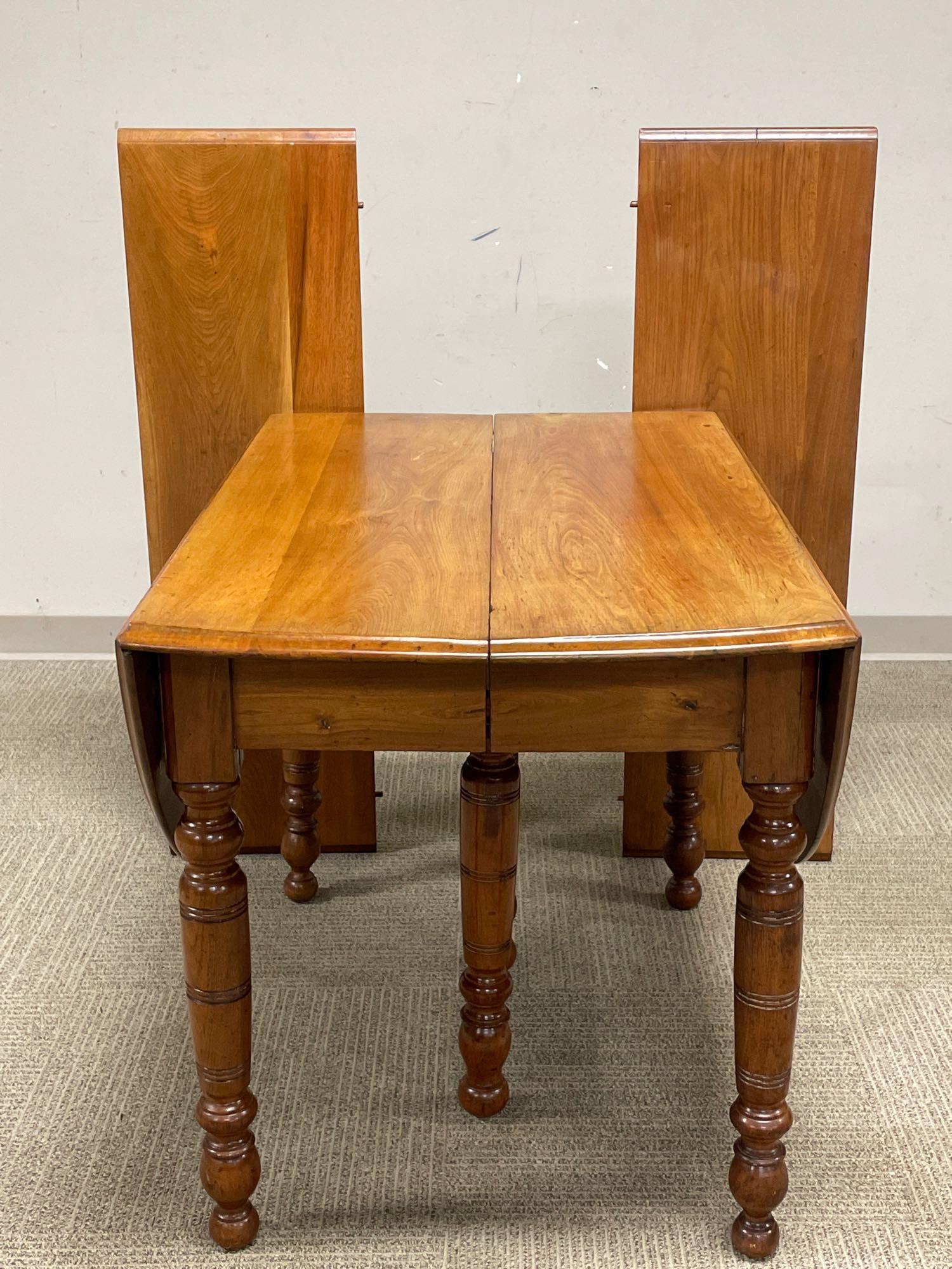 19th C. American Country Farmhouse Drop Leaf Table (1 of 12)