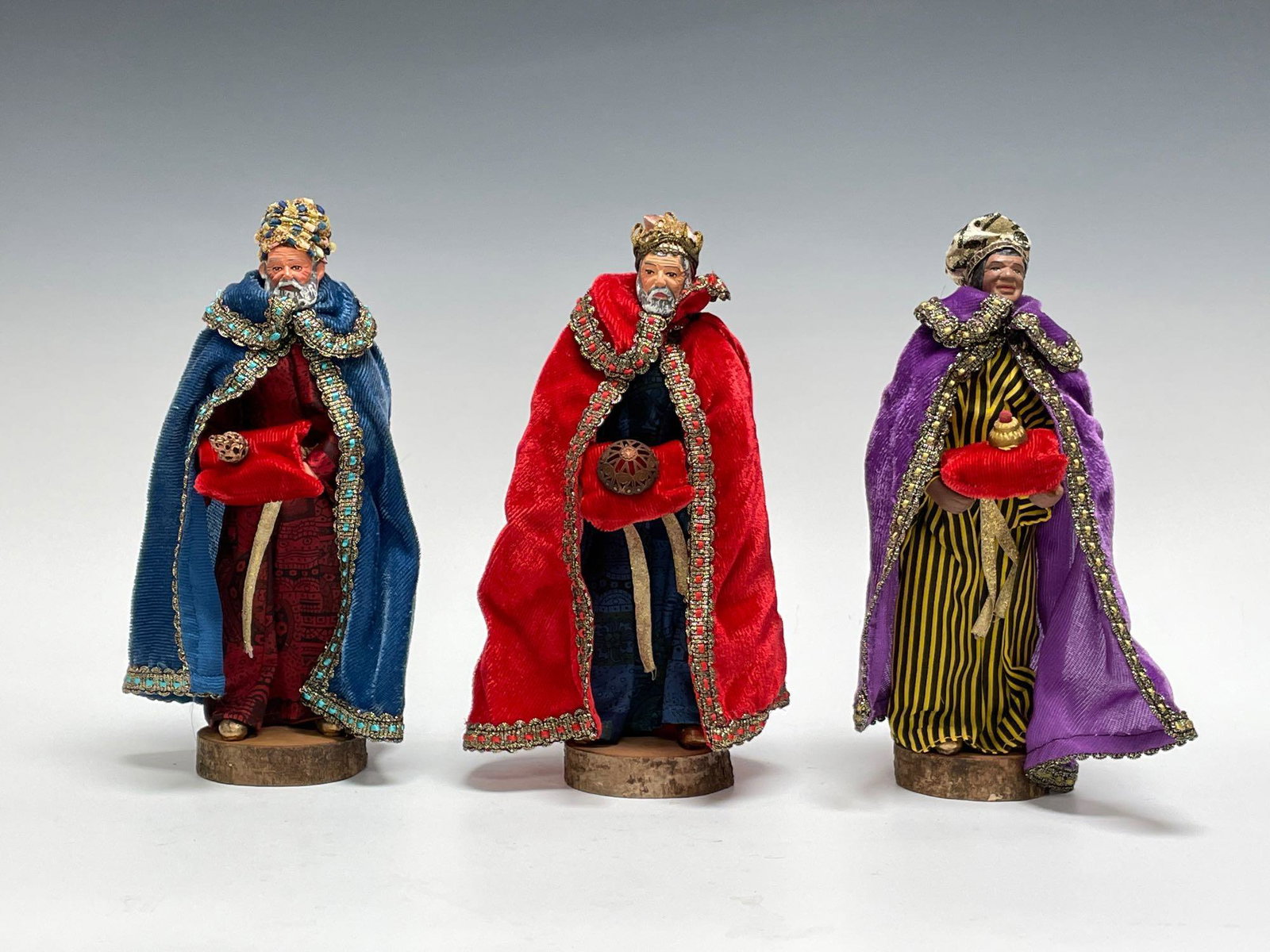 Hand Carved French Statues "Three  Kings" (1 of 18)