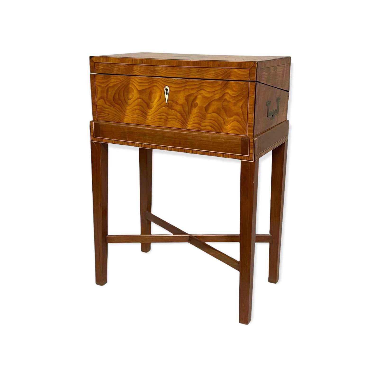 19th C. English Regency Campaign Lap Desk on Stand (1 of 20)