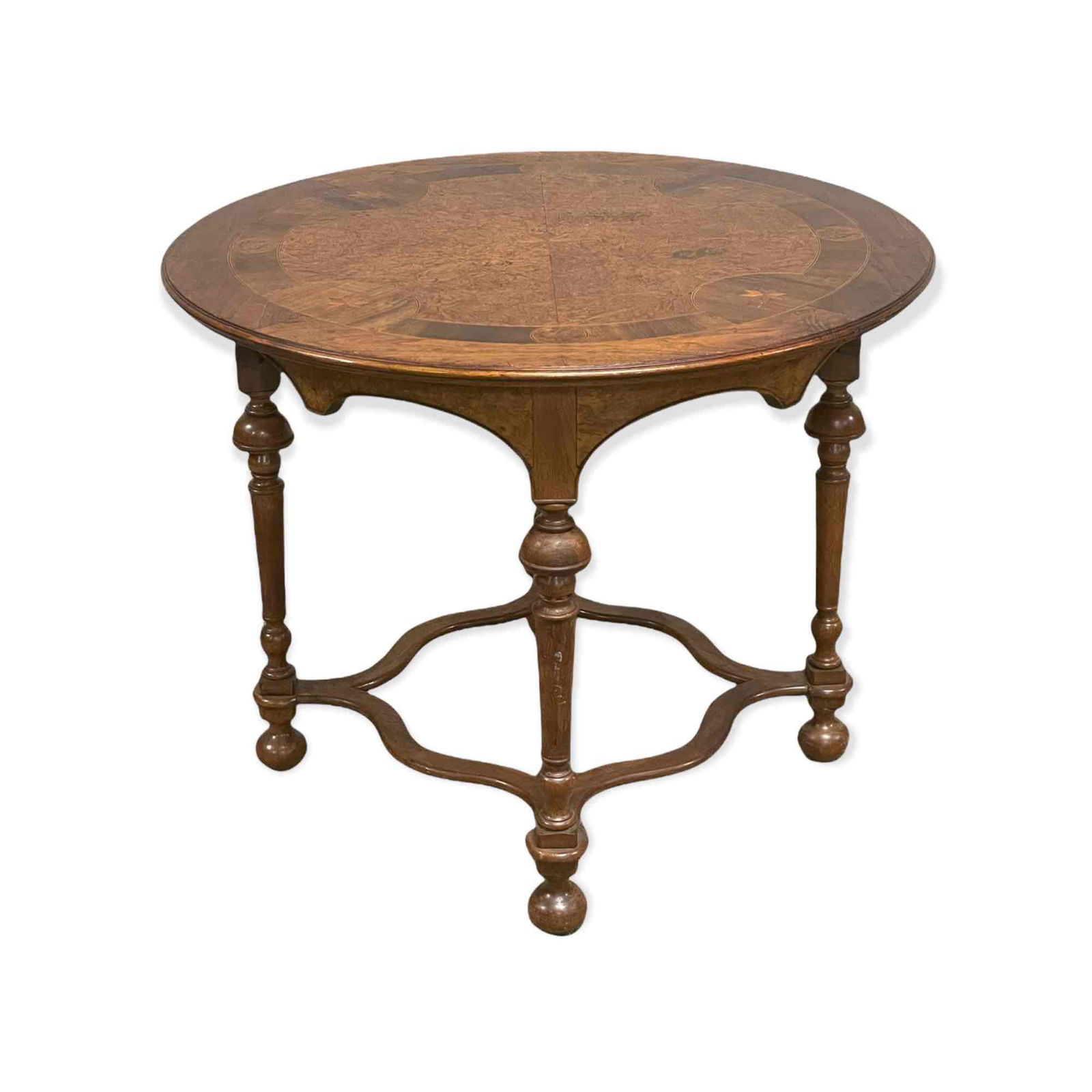 American William and Mary Burled Table (1 of 20)