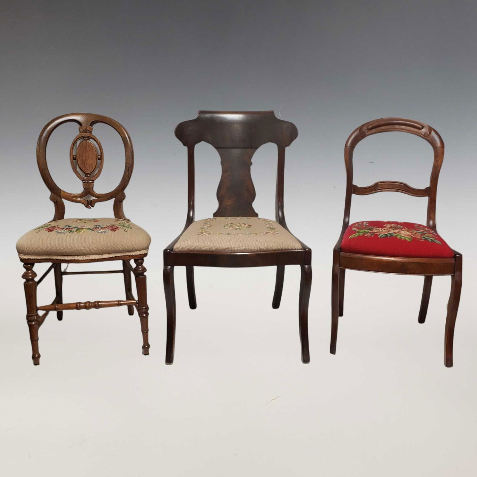 Group of Three (3) 19th Century Accent Chairs - Fellers (1 of 20)