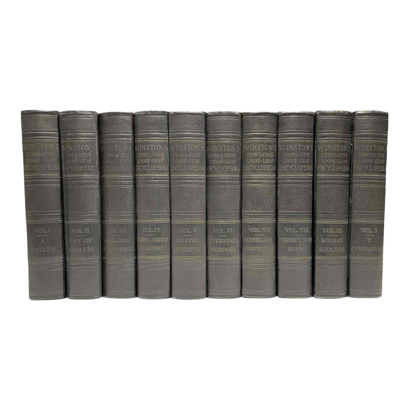 Winston's Cumulative Loose-Leaf Encyclopedia (10) (1 of 13)