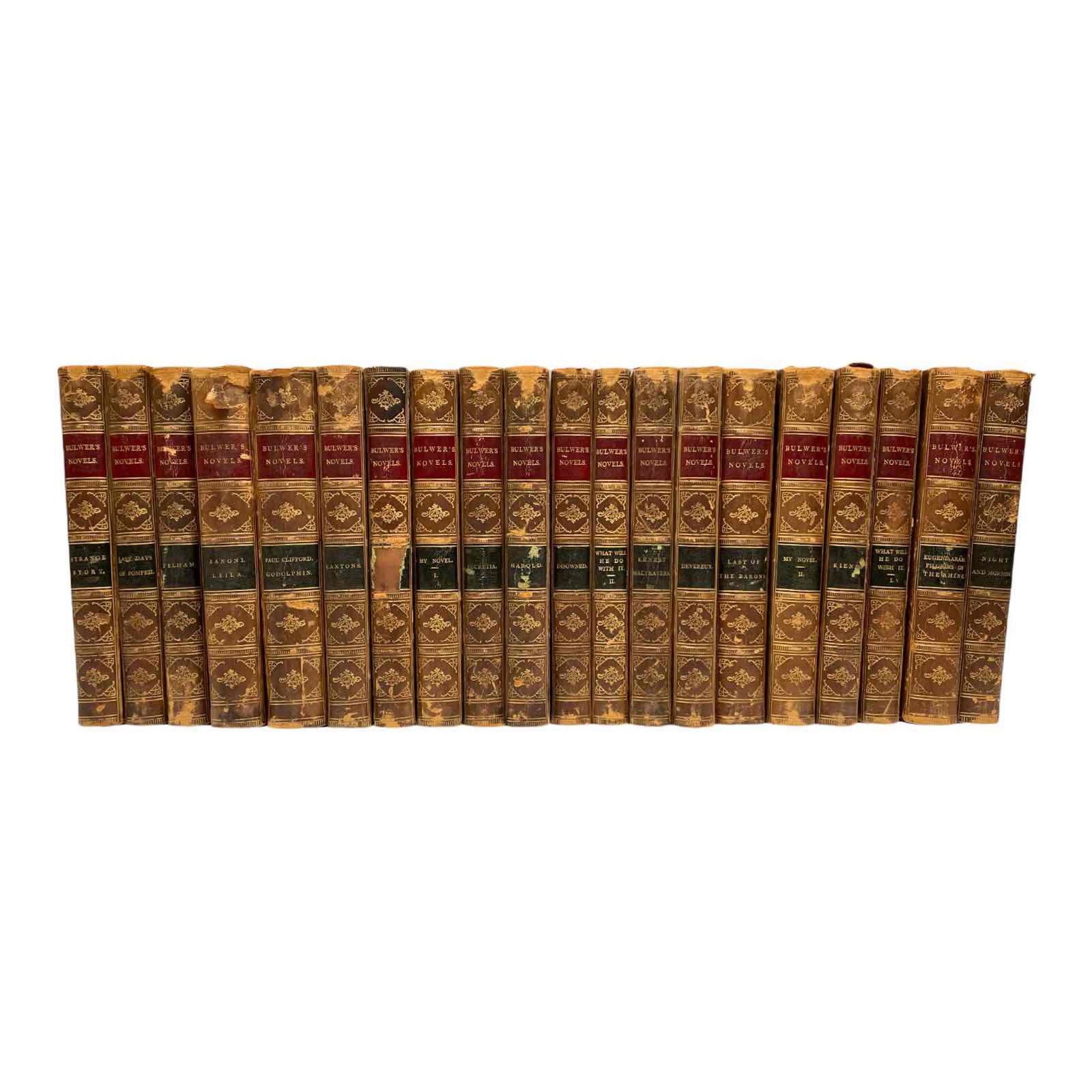 Bulwer's Novels Book Collection in 20 Volumes (1 of 14)