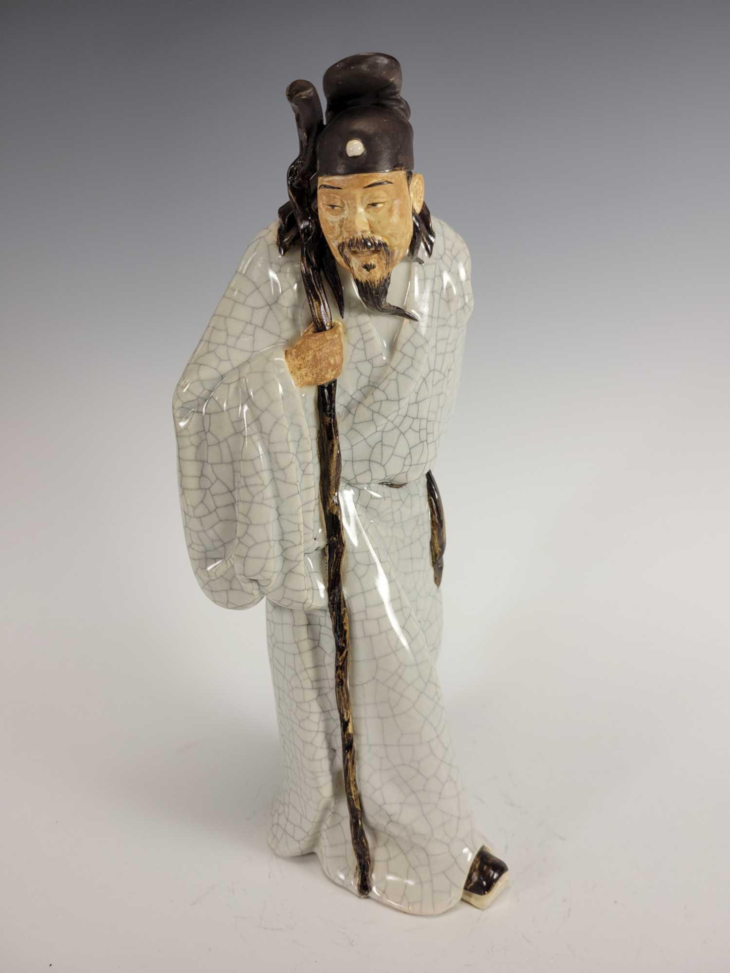 Chinese Wise Man Ceramic Figurine (1 of 10)