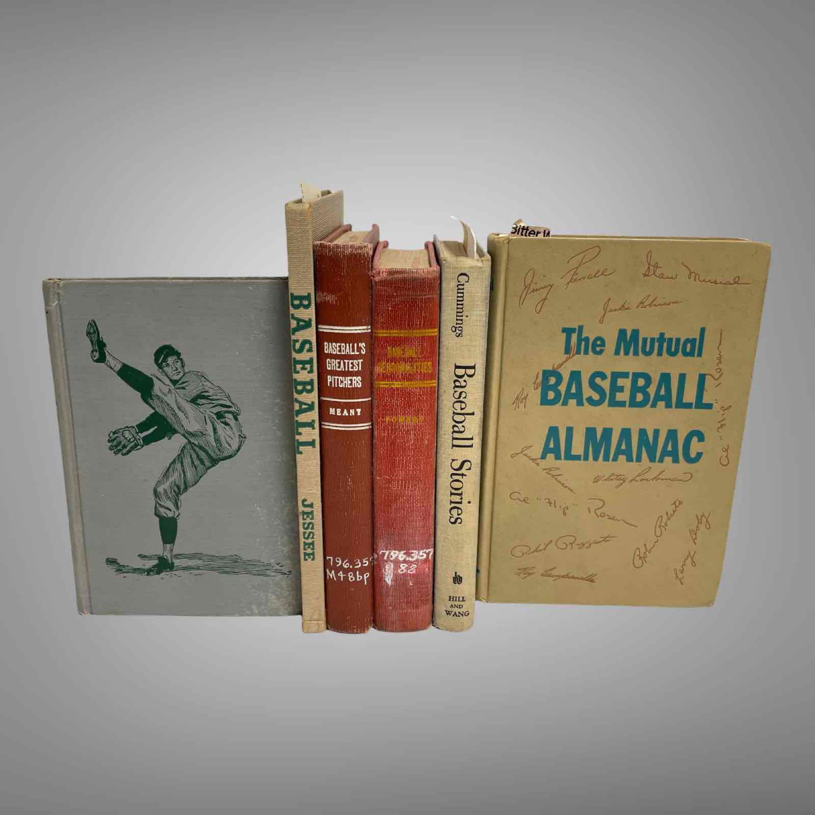 (6) EARLY BASEBALL RELATED BOOKS FROM FELLER'S LIBRARY (1 of 20)