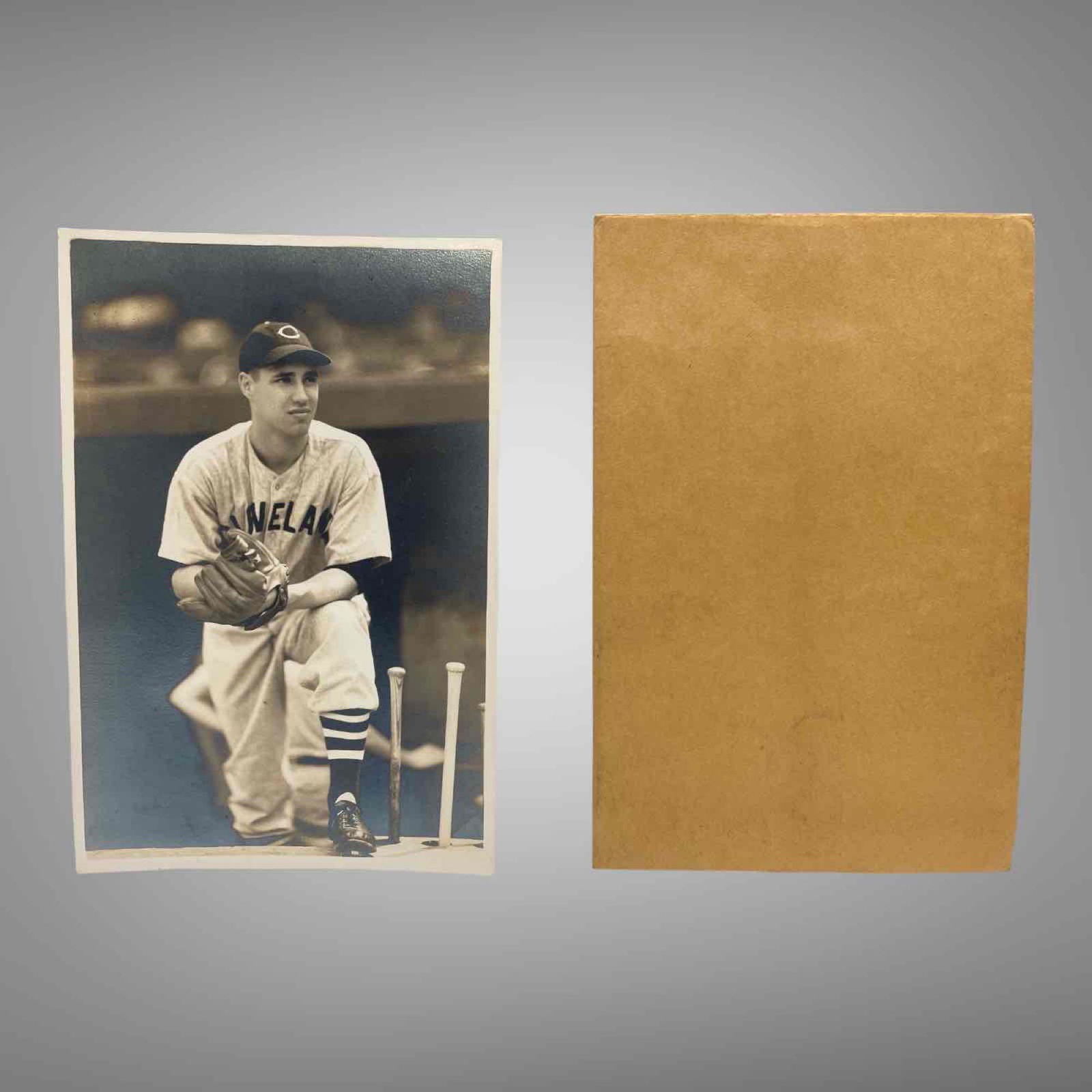 GEORGE BURKE ORIGINAL 4X6 BOB FELLER PHOTOGRAPH (1 of 17)