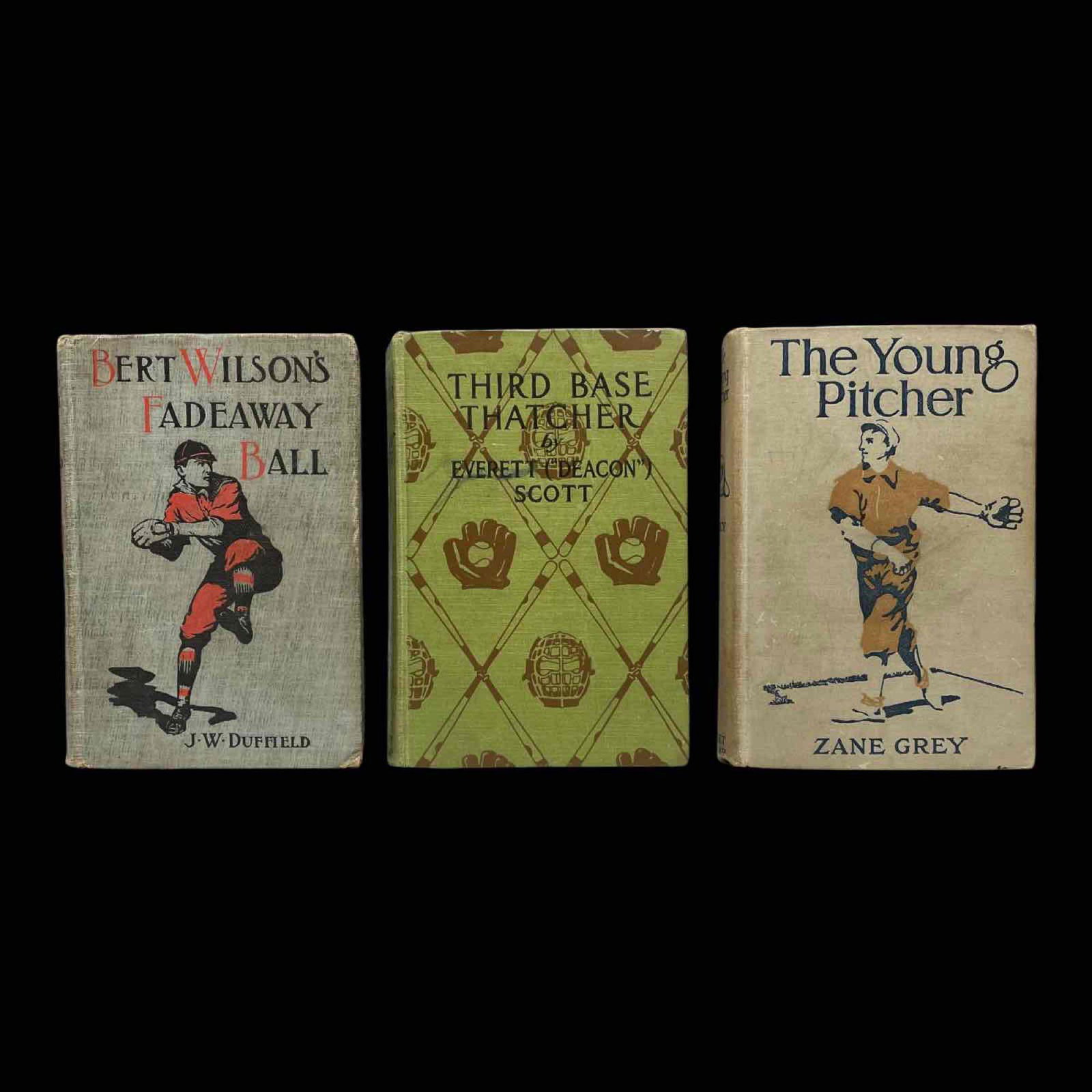 (3) EARLY 20th c. BASEBALL BOOK ZANE GREY -THE YOUNG (1 of 20)