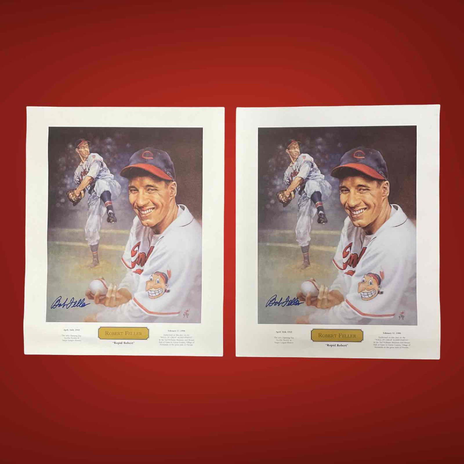 "RAPID ROBERT" OPENING DAY NO-HIT VICTORY POSTERS (2) (1 of 12)