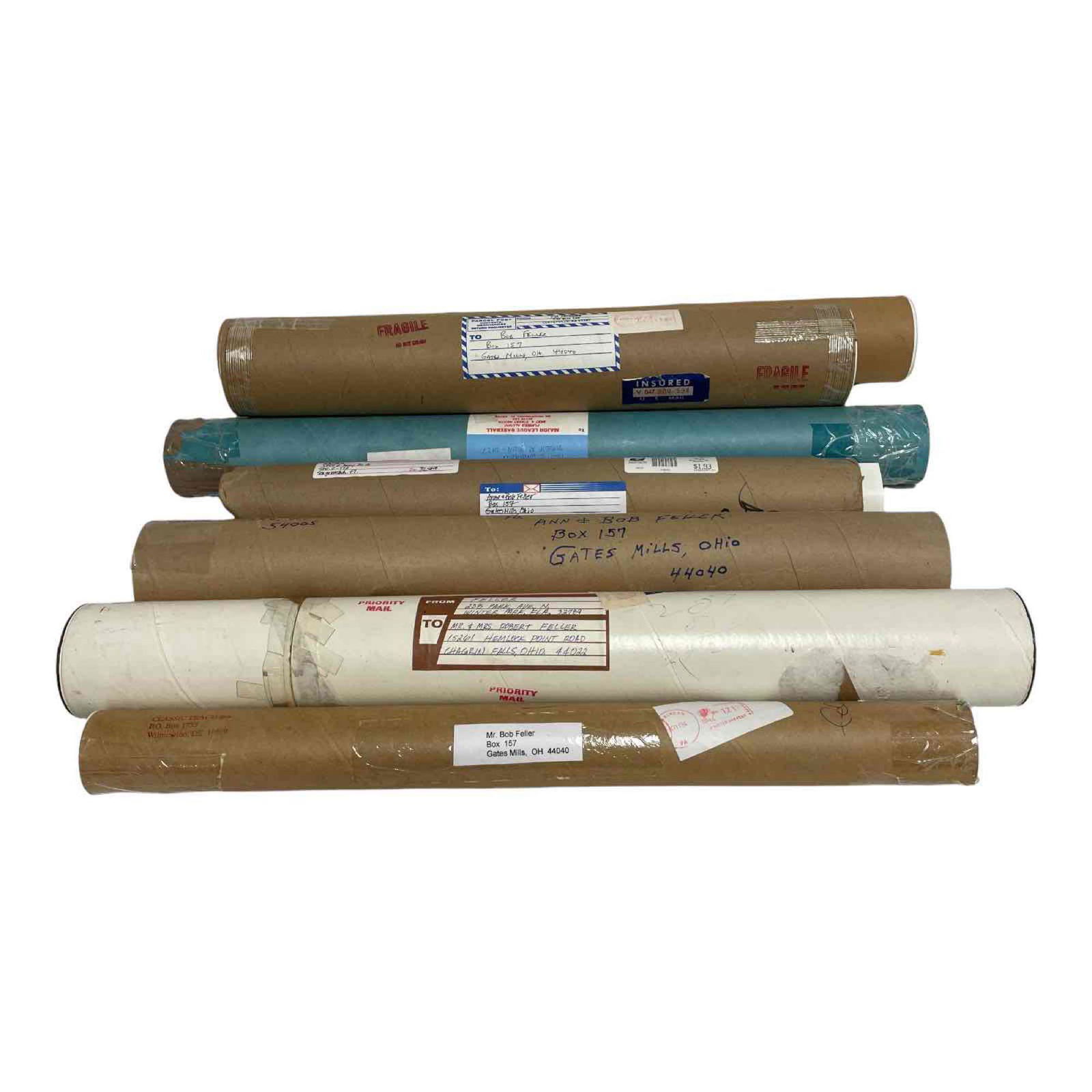 ASSORTED GROUP OF FELLER MAILING TUBES FILLED WITH..... (1 of 12)
