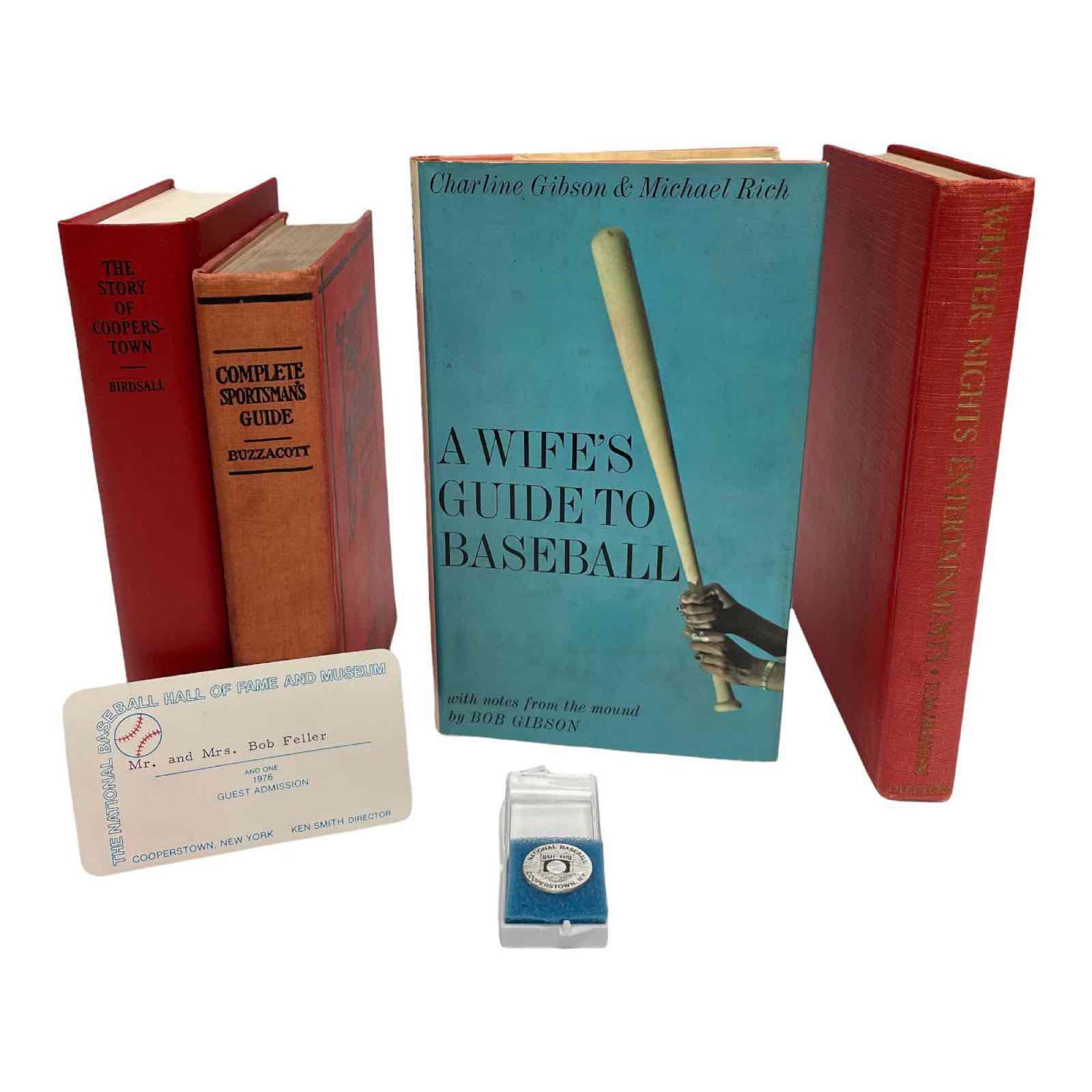 Feller Library Books and Base Ball Hall of Fame Related (1 of 20)