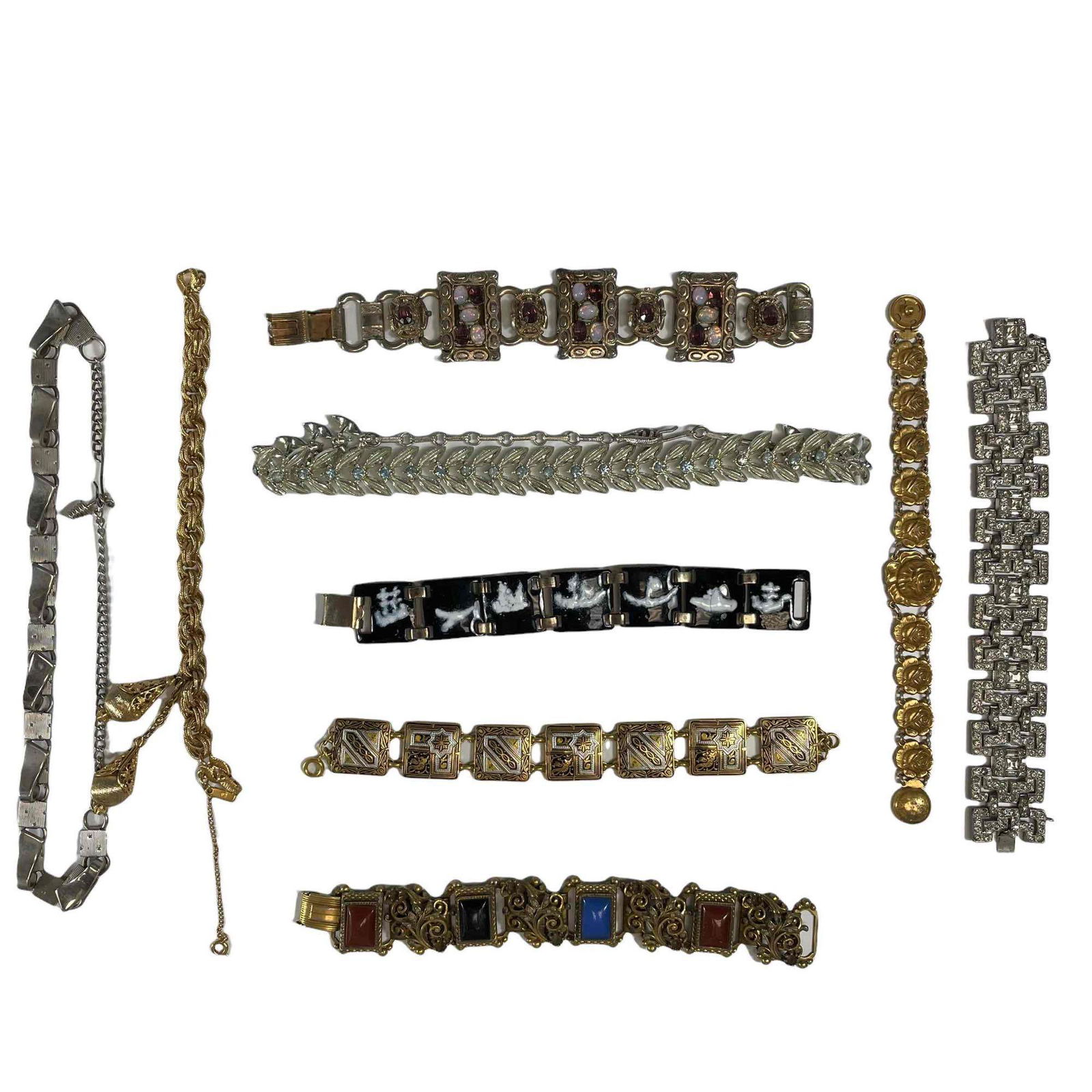 Vintage Costume Jewelry Bracelets and Necklaces (1 of 20)